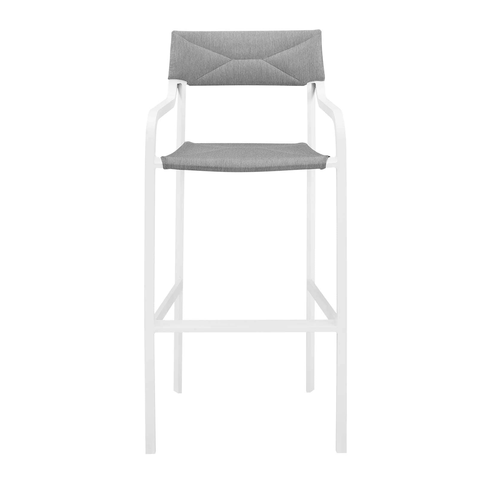 Raleigh Stackable Outdoor Patio Aluminum Bar Stool | Bar Stools | Modishstore-5
