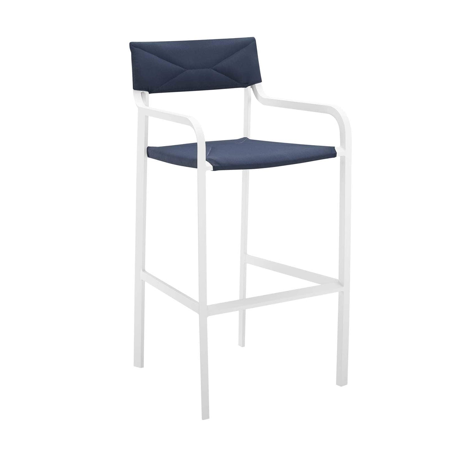 Raleigh Stackable Outdoor Patio Aluminum Bar Stool | Bar Stools | Modishstore-8