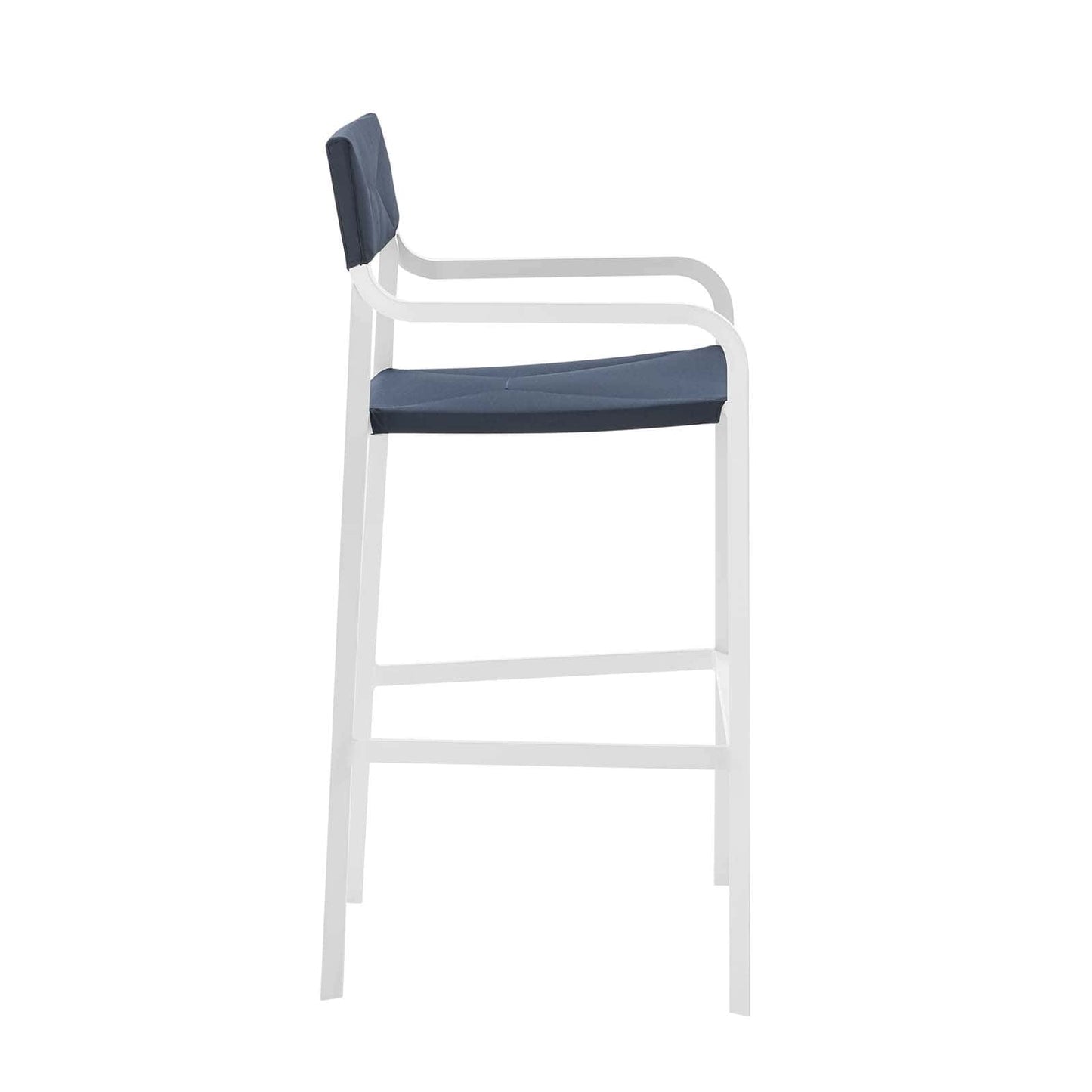 Raleigh Stackable Outdoor Patio Aluminum Bar Stool | Bar Stools | Modishstore-9
