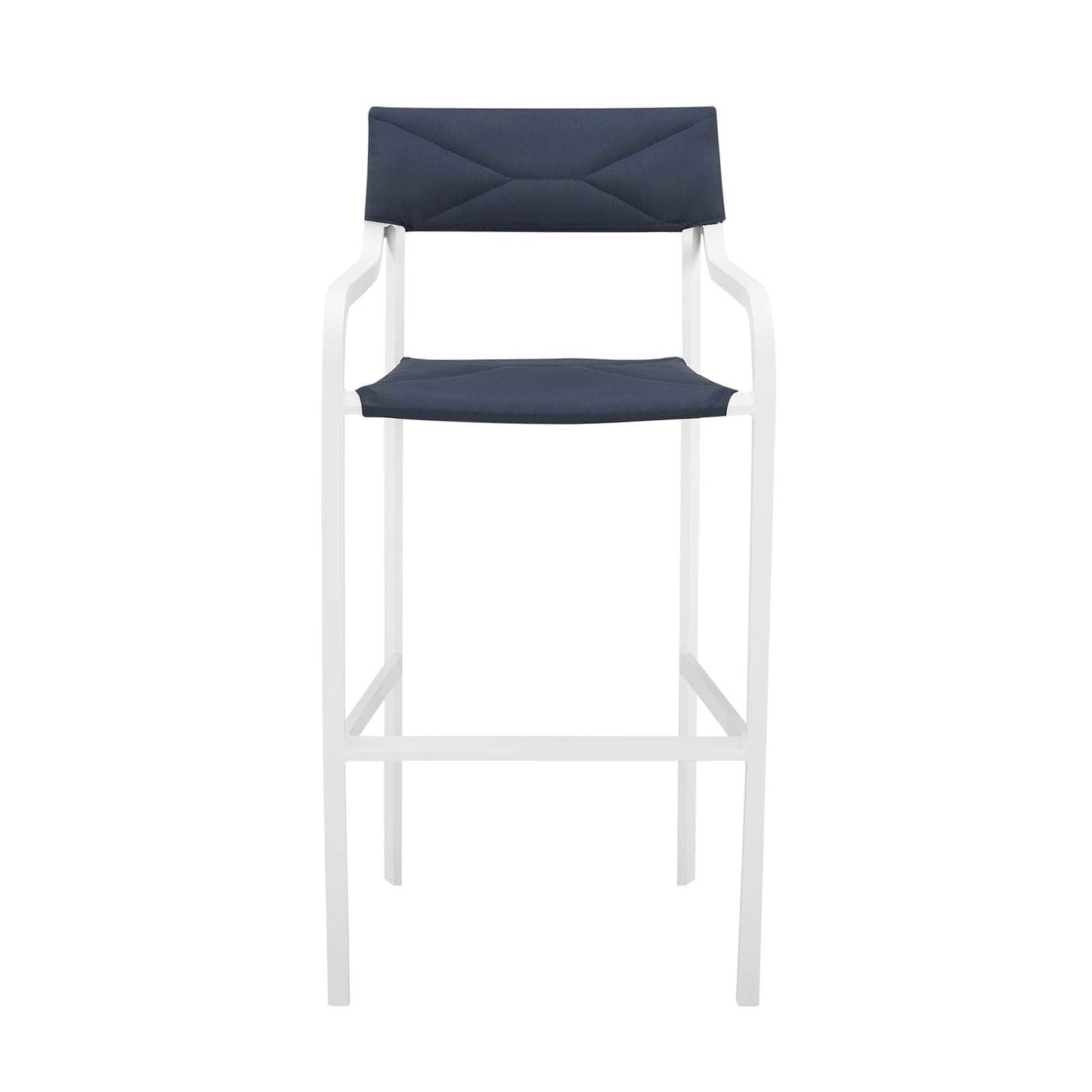 Raleigh Stackable Outdoor Patio Aluminum Bar Stool | Bar Stools | Modishstore-11
