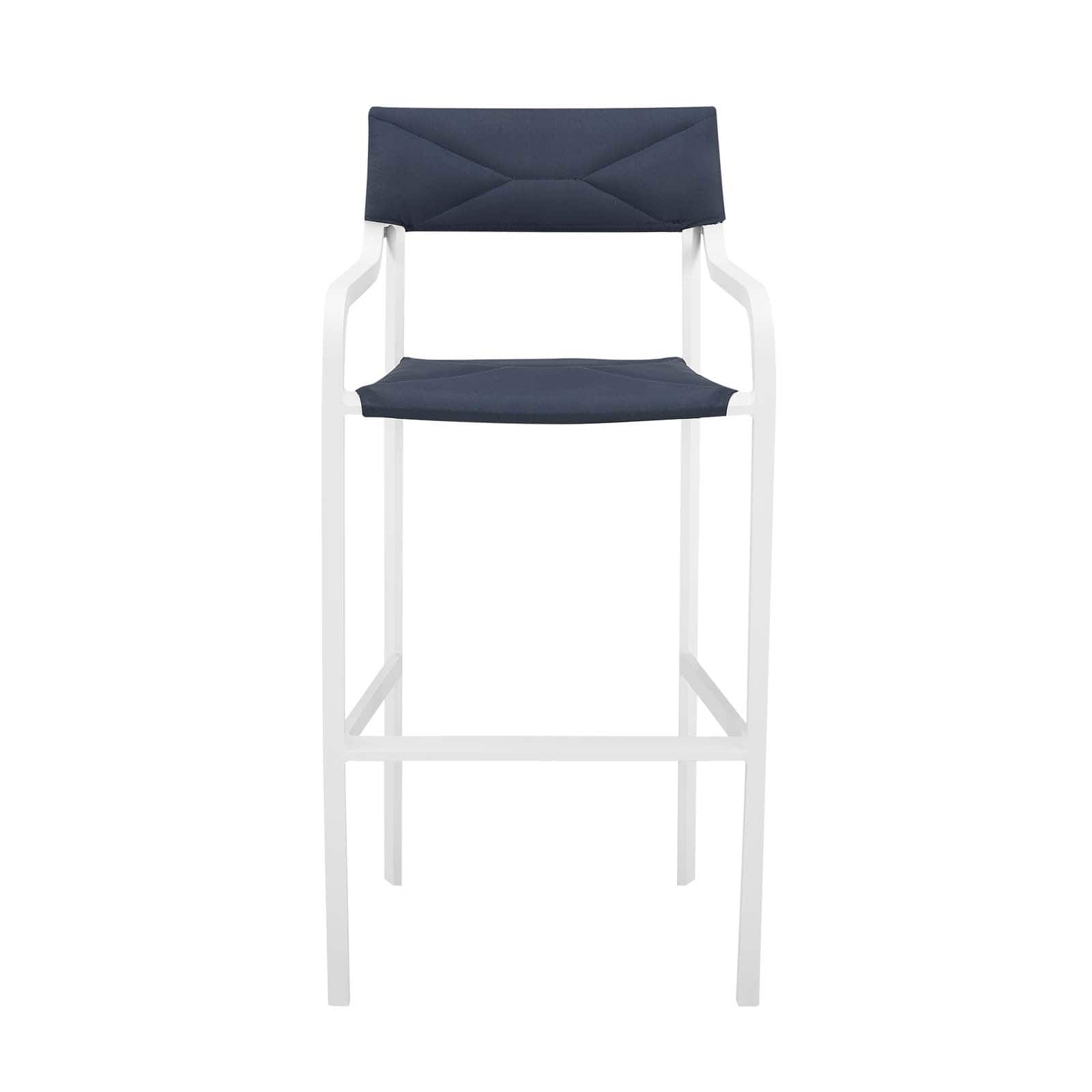 Raleigh Stackable Outdoor Patio Aluminum Bar Stool | Bar Stools | Modishstore-11