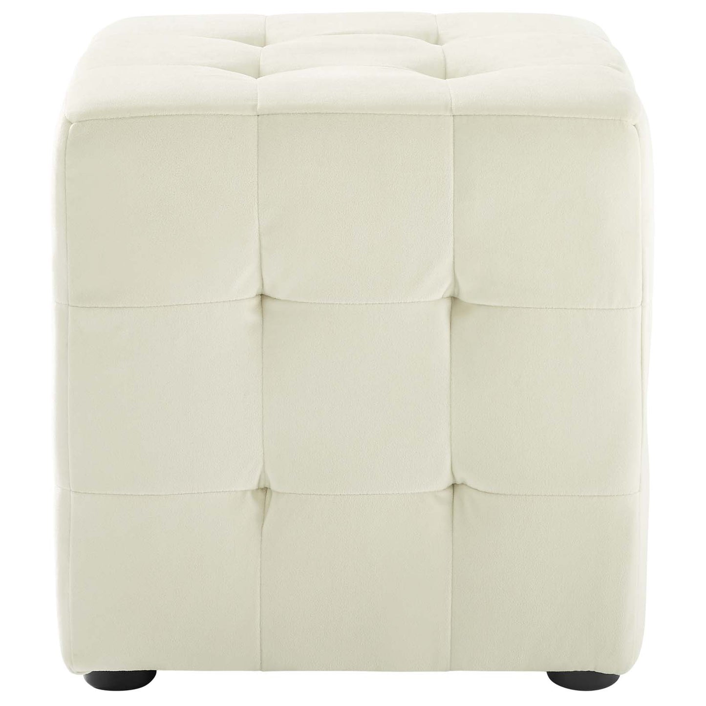 Modway Contour Tufted Cube Performance Velvet Ottoman | Ottomans | 