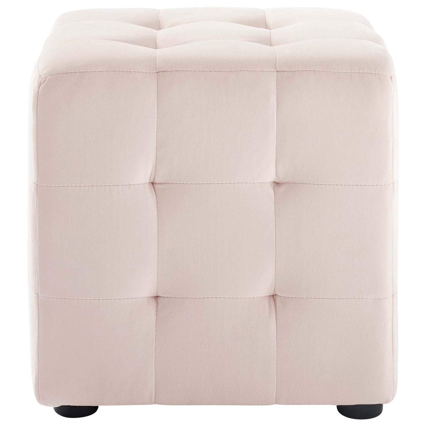 Modway Contour Tufted Cube Performance Velvet Ottoman | Ottomans | 