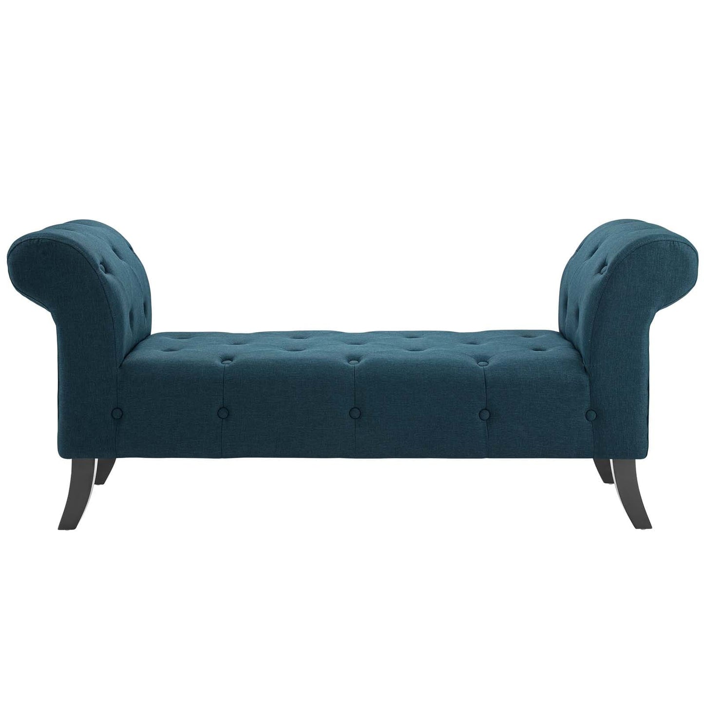 Modway Evince Button Tufted Accent Upholstered Fabric Bench | Stools & Benches | 