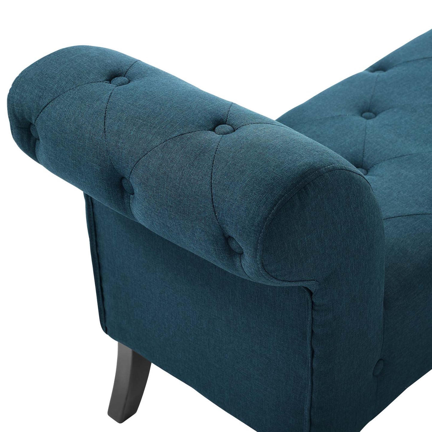 Modway Evince Button Tufted Accent Upholstered Fabric Bench | Stools & Benches | 