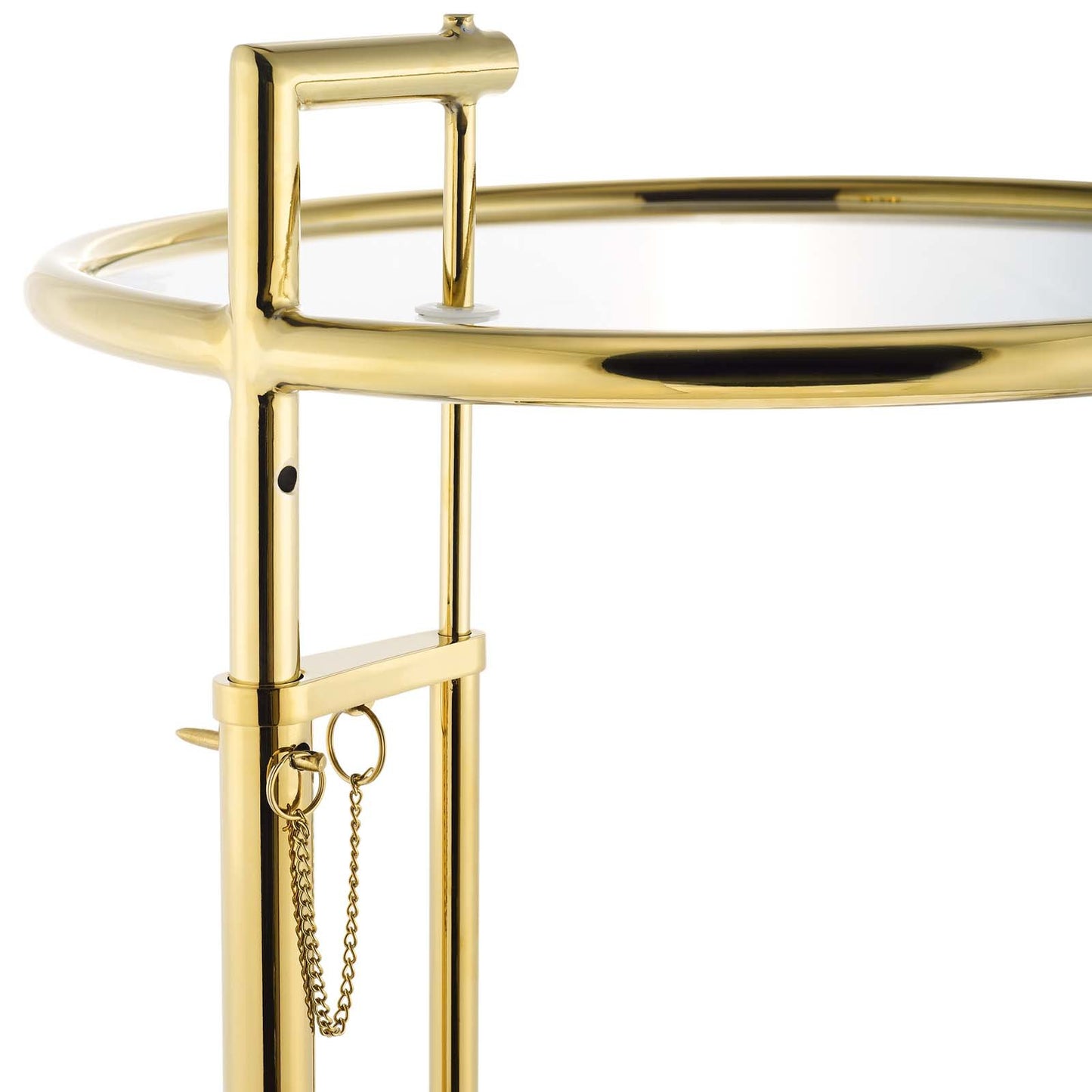 Modway Eileen Gold Stainless Steel End Table