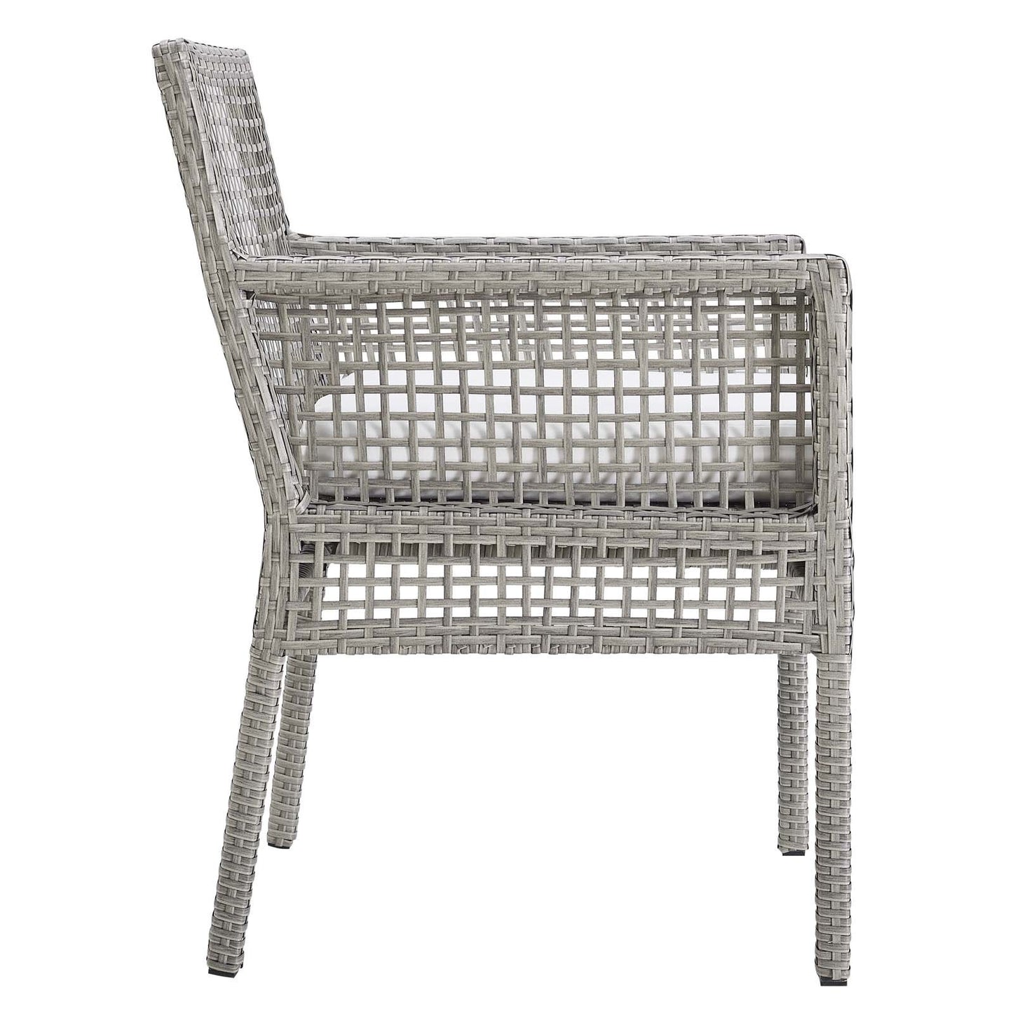 Modway Aura 7 Piece Outdoor Patio Wicker Rattan Set