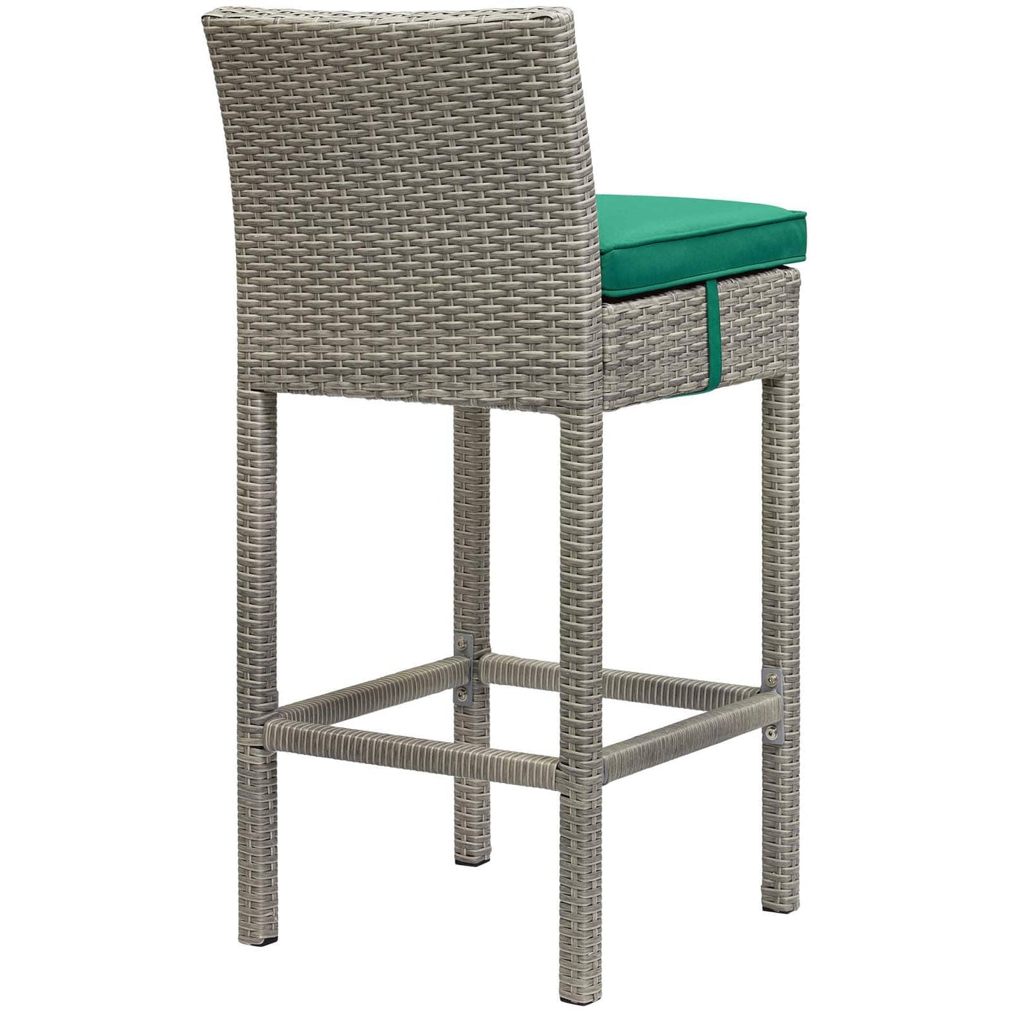 Modway Conduit Bar Stool Outdoor Patio Wicker Rattan Set of 2-EEI-3604 | Bar Stools | 