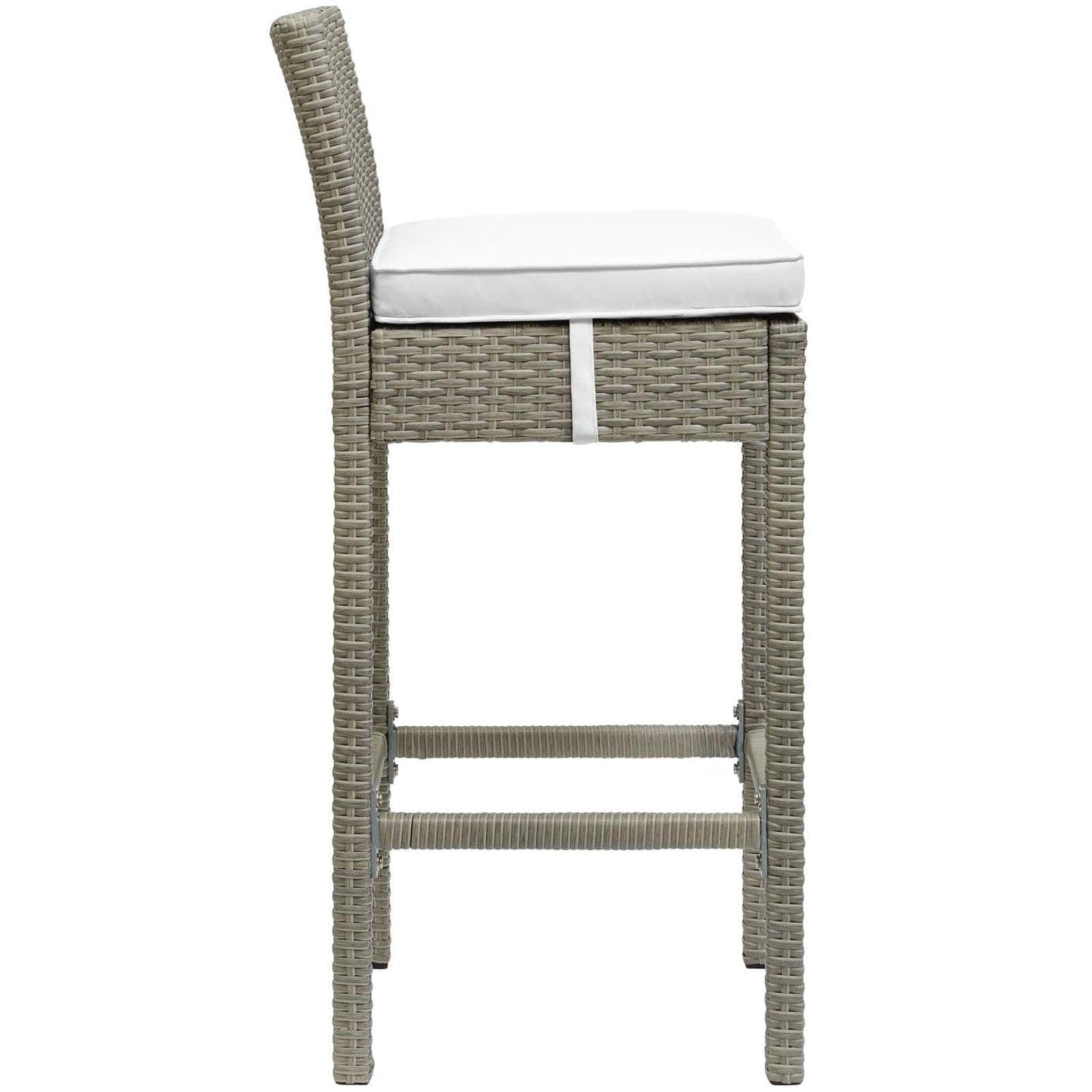Modway Conduit Bar Stool Outdoor Patio Wicker Rattan Set of 2-EEI-3604 | Bar Stools | 
