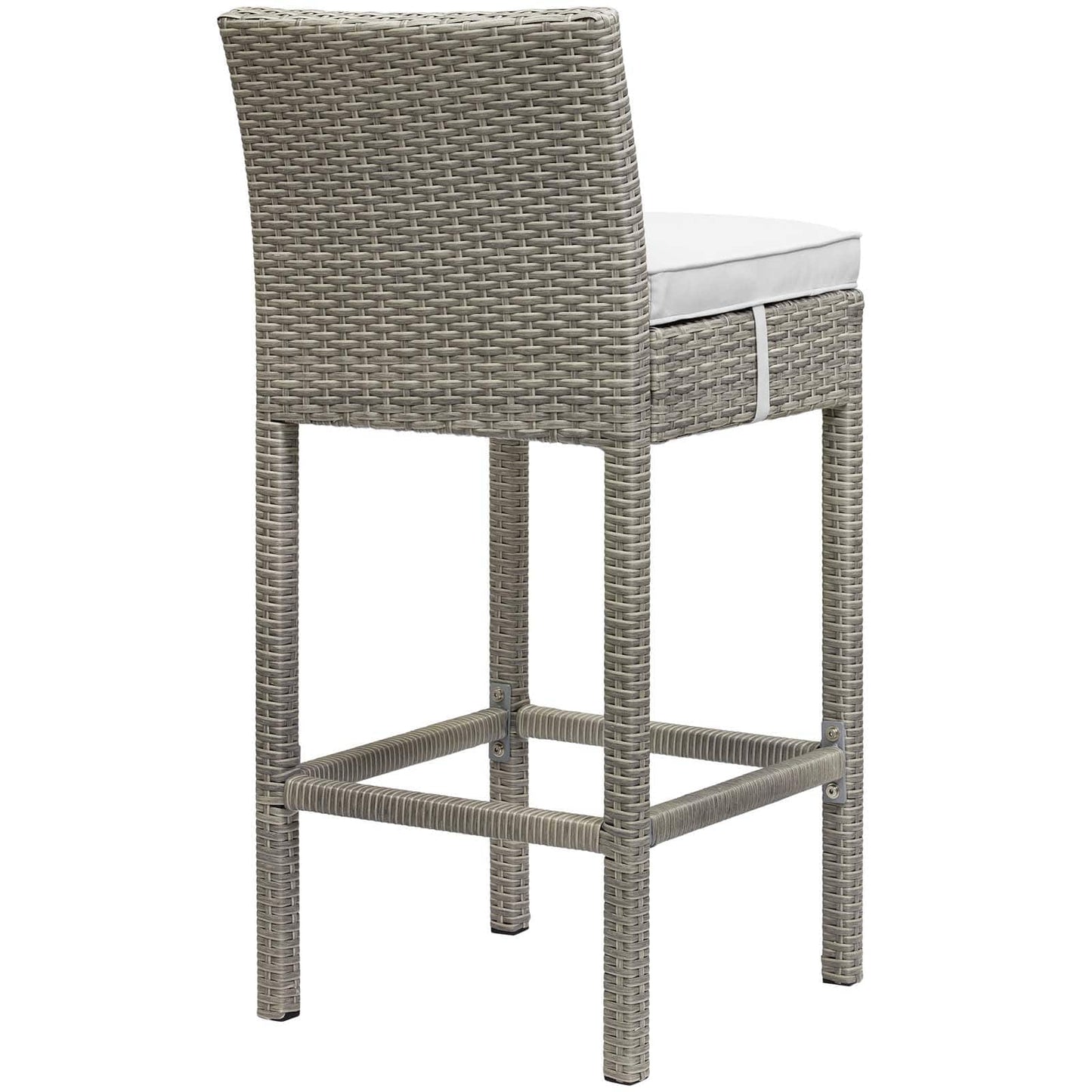 Modway Conduit Bar Stool Outdoor Patio Wicker Rattan Set of 2-EEI-3604 | Bar Stools | 