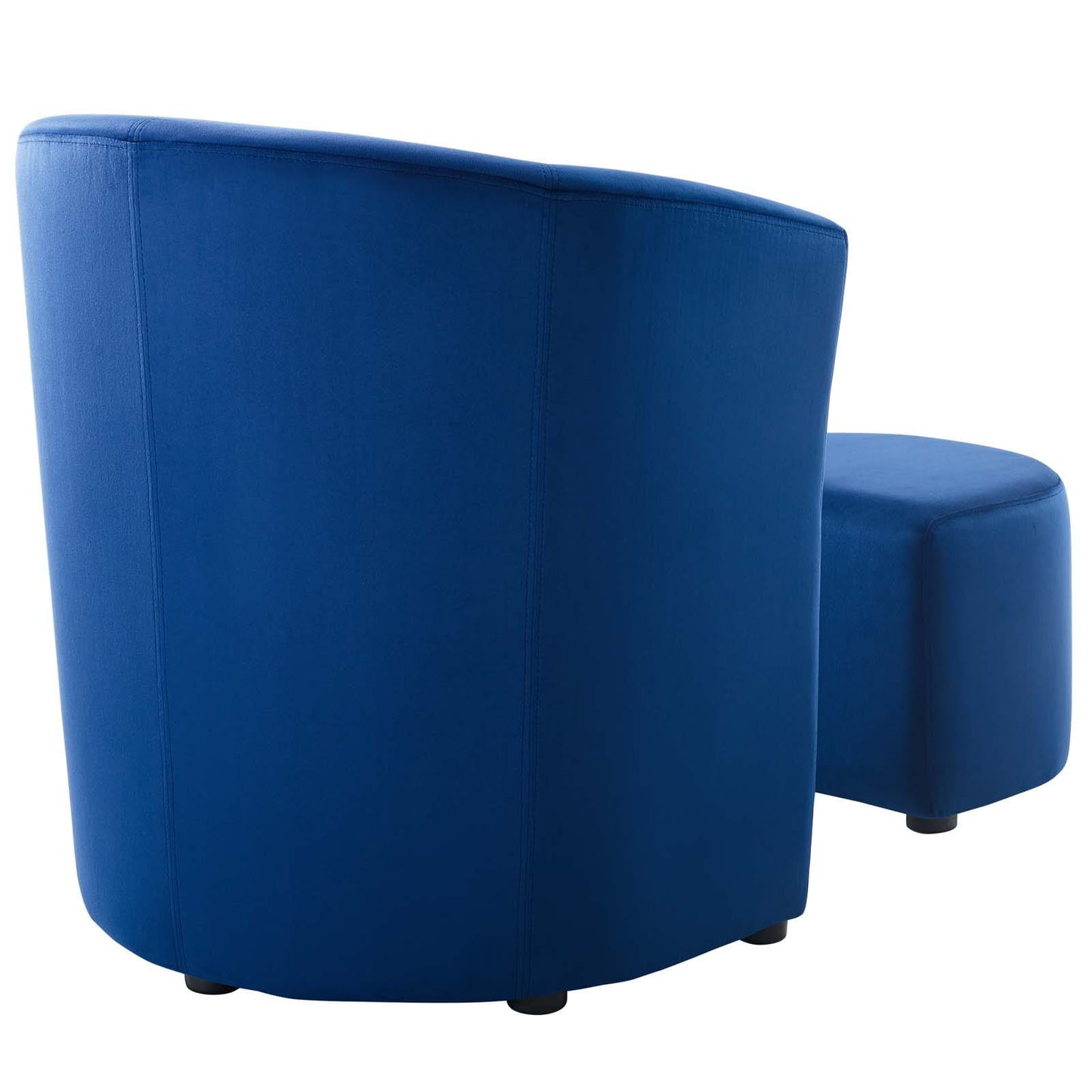 Modway Divulge Performance Velvet Arm Chair and Ottoman Set | Armchairs | 