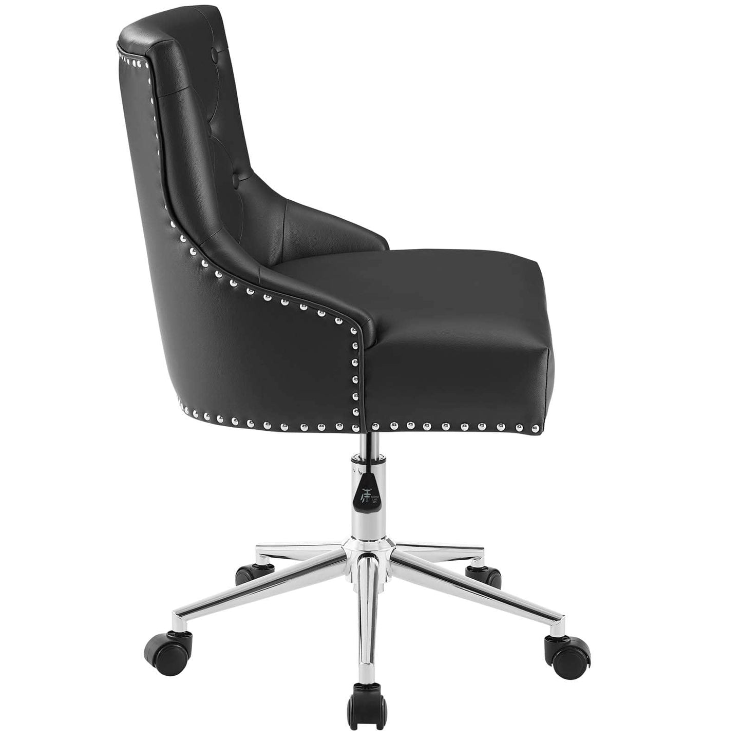 Modway Regent Tufted Button Swivel Faux Leather Office Chair | Office Chairs | Modishstore-3