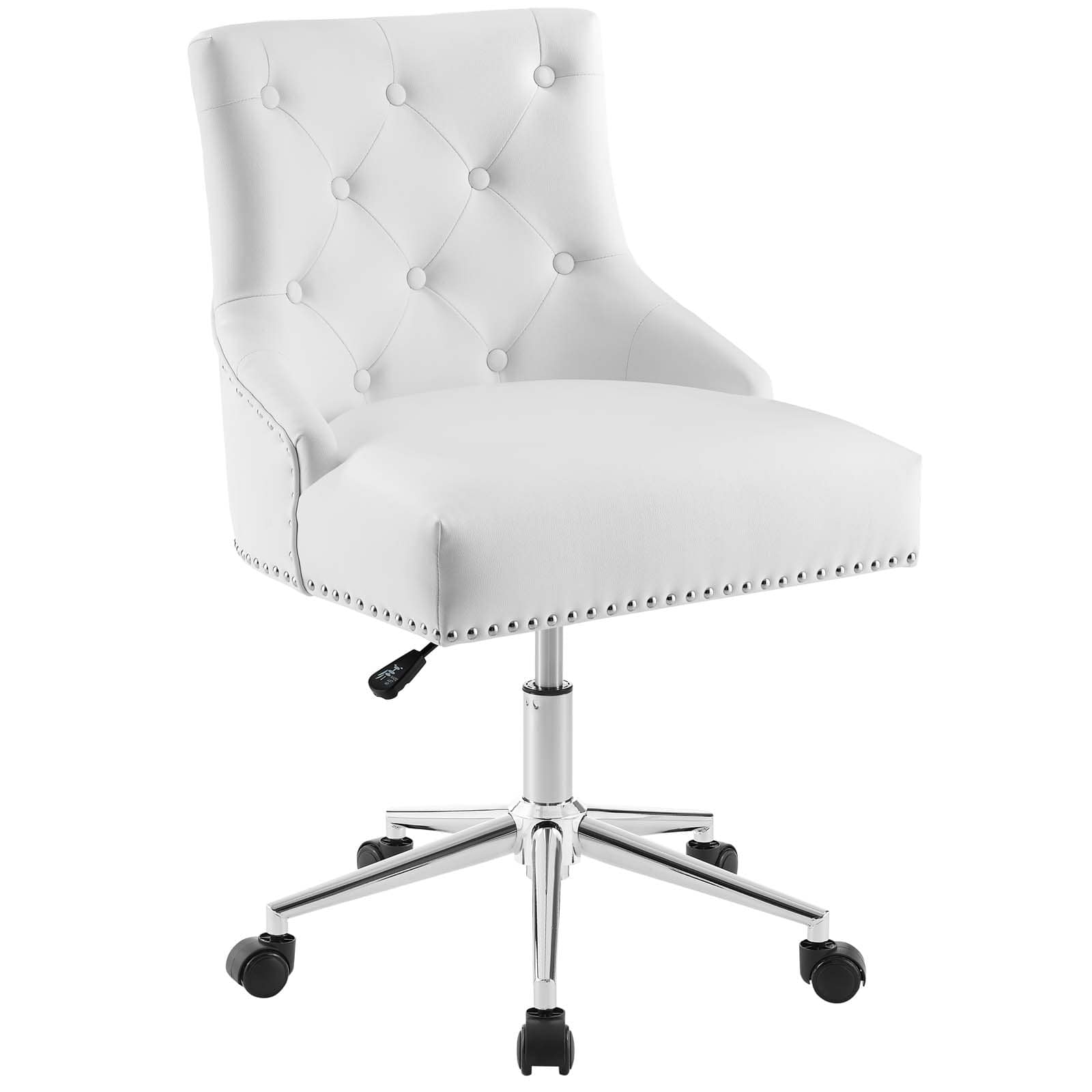 Modway Regent Tufted Button Swivel Faux Leather Office Chair | Office Chairs | Modishstore-23