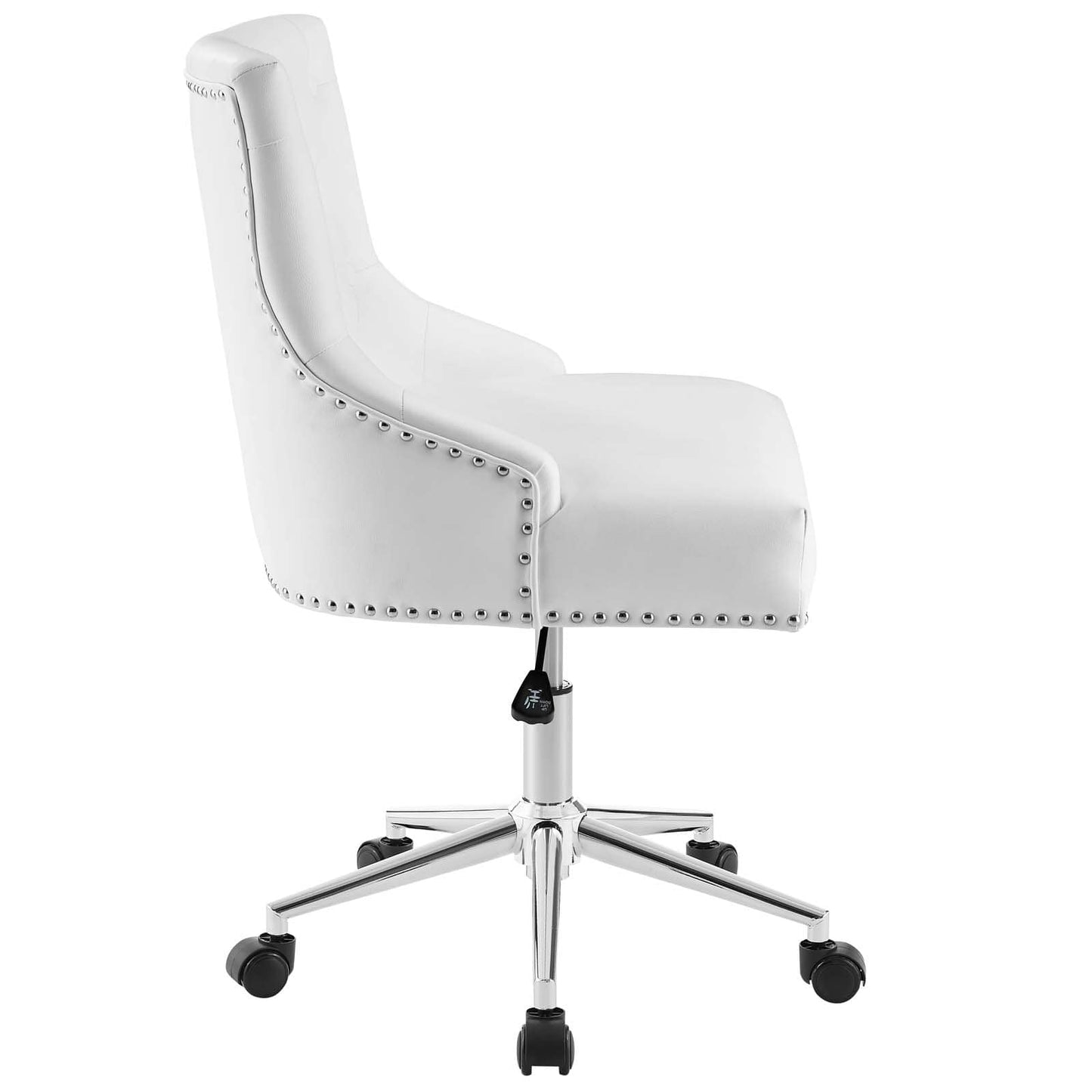 Modway Regent Tufted Button Swivel Faux Leather Office Chair | Office Chairs | Modishstore-24