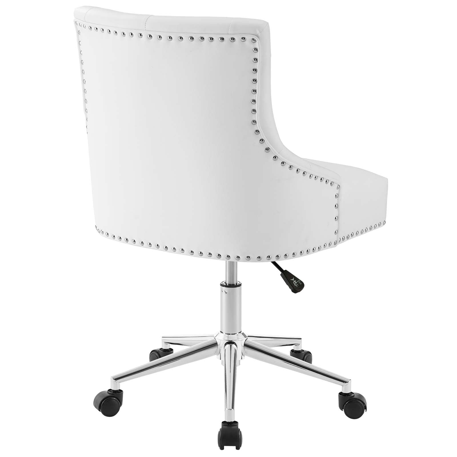 Modway Regent Tufted Button Swivel Faux Leather Office Chair | Office Chairs | Modishstore-25