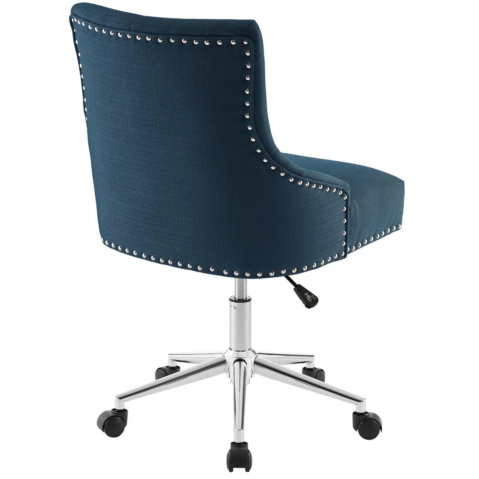 Modway Regent Tufted Button Swivel Upholstered Fabric Office Chair | Office Chairs | Modishstore-4