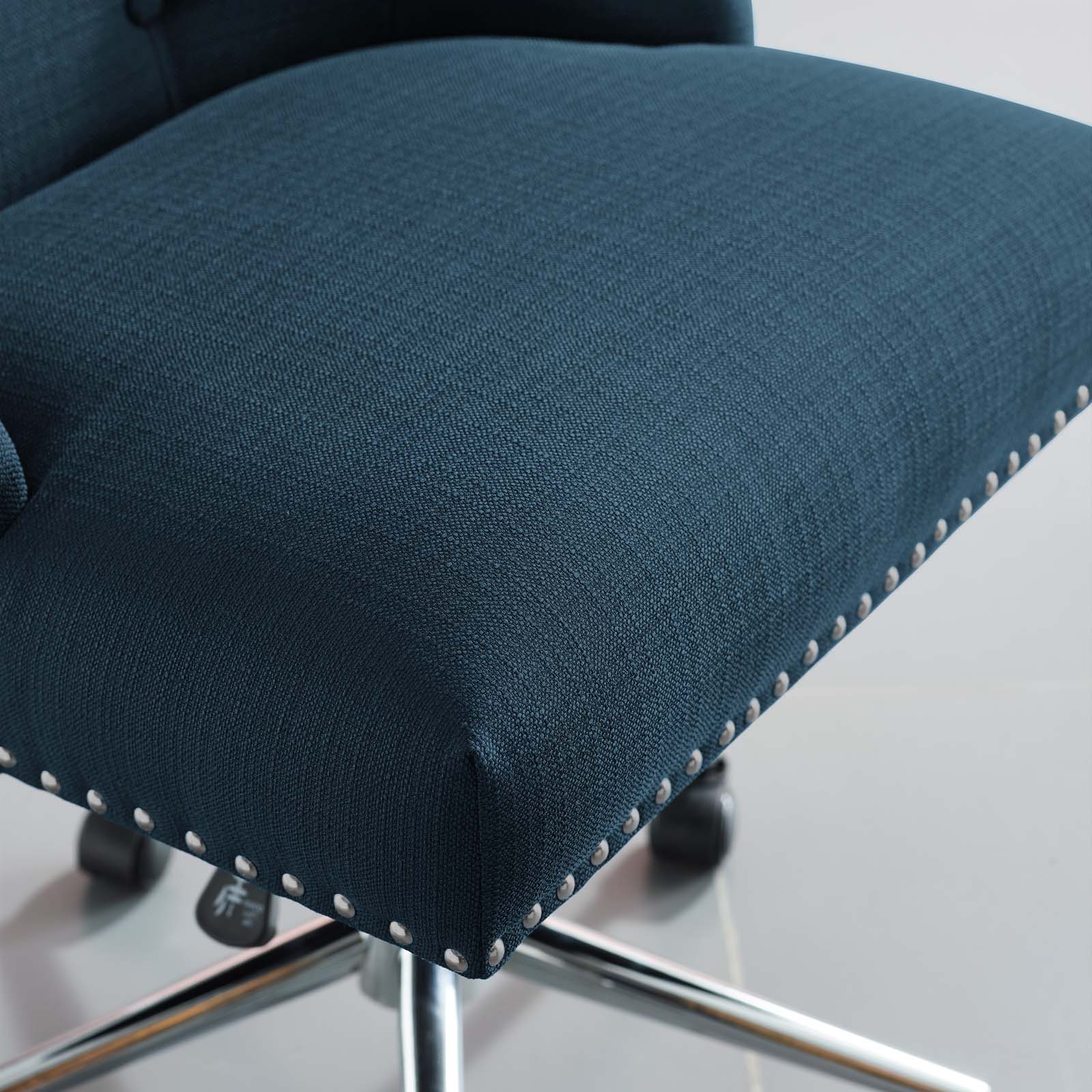 Modway Regent Tufted Button Swivel Upholstered Fabric Office Chair | Office Chairs | Modishstore-7