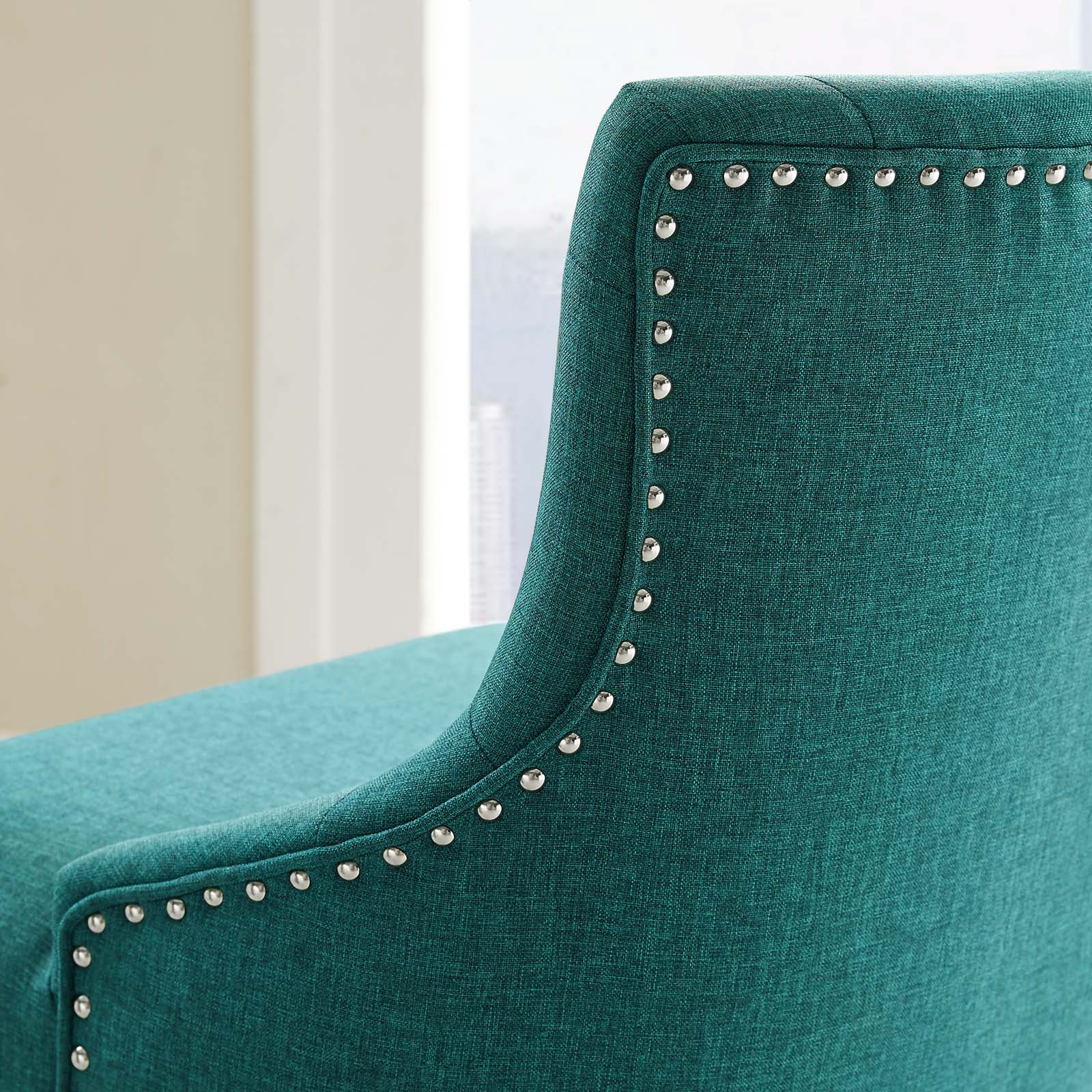 Modway Regent Tufted Button Swivel Upholstered Fabric Office Chair | Office Chairs | Modishstore-28