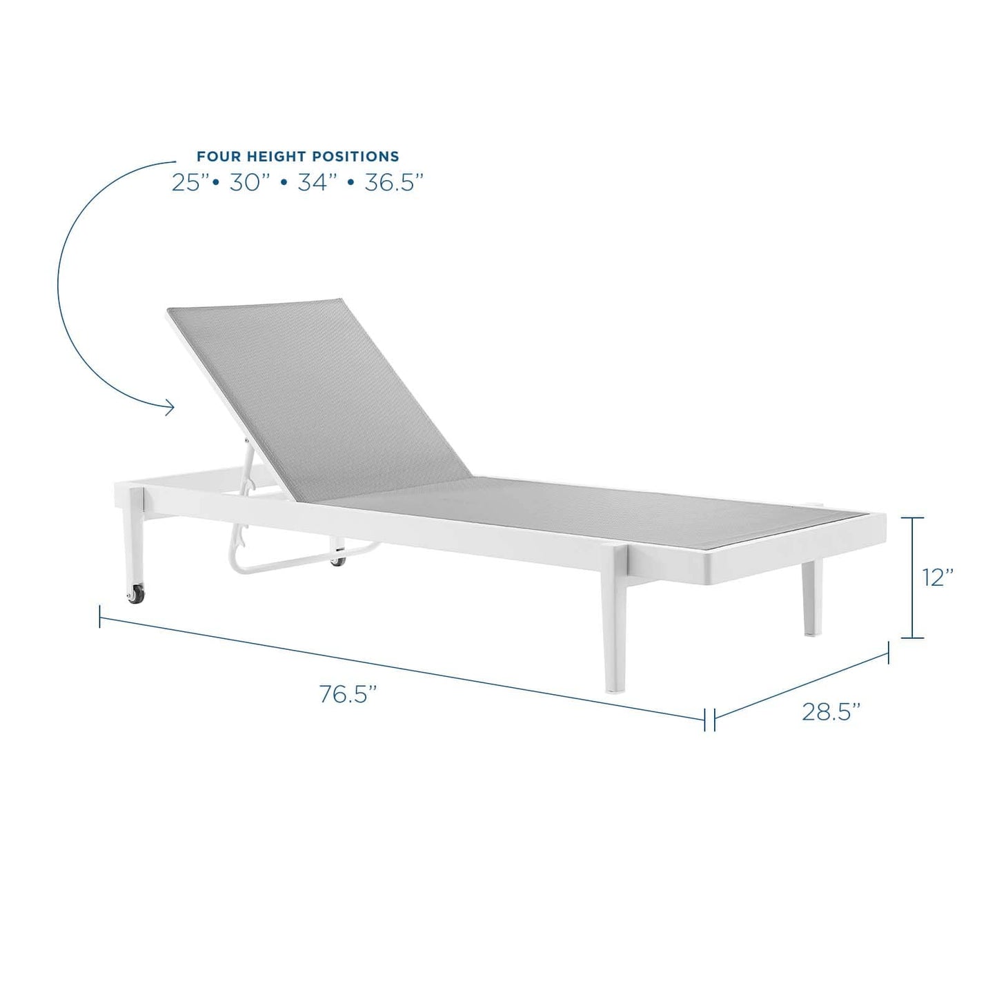 Modway Charleston Outdoor Patio Chaise Lounge Chair | Lounge Chairs | 