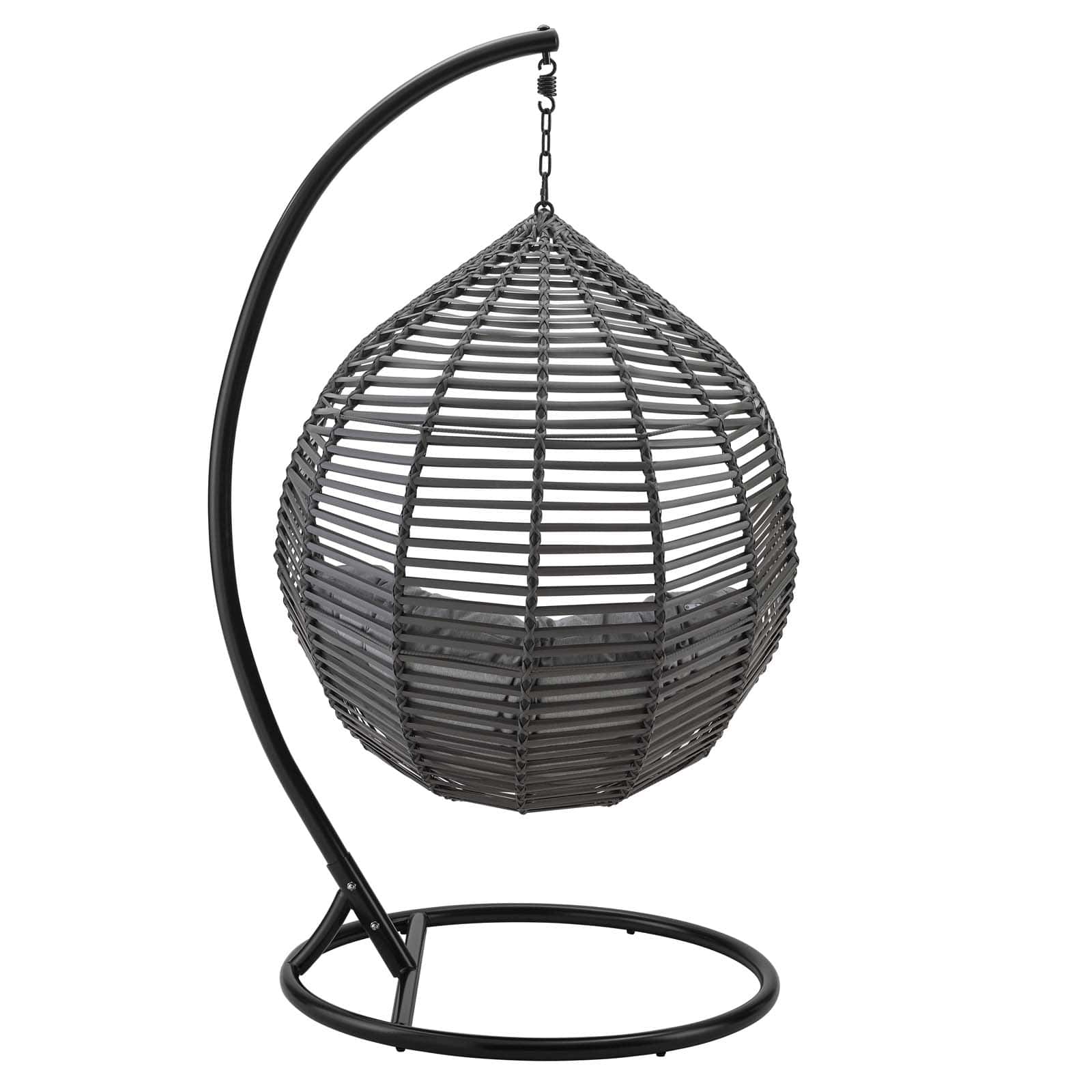 Modway Garner Teardrop Outdoor Patio Swing Chair | Outdoor Porch Swings | 