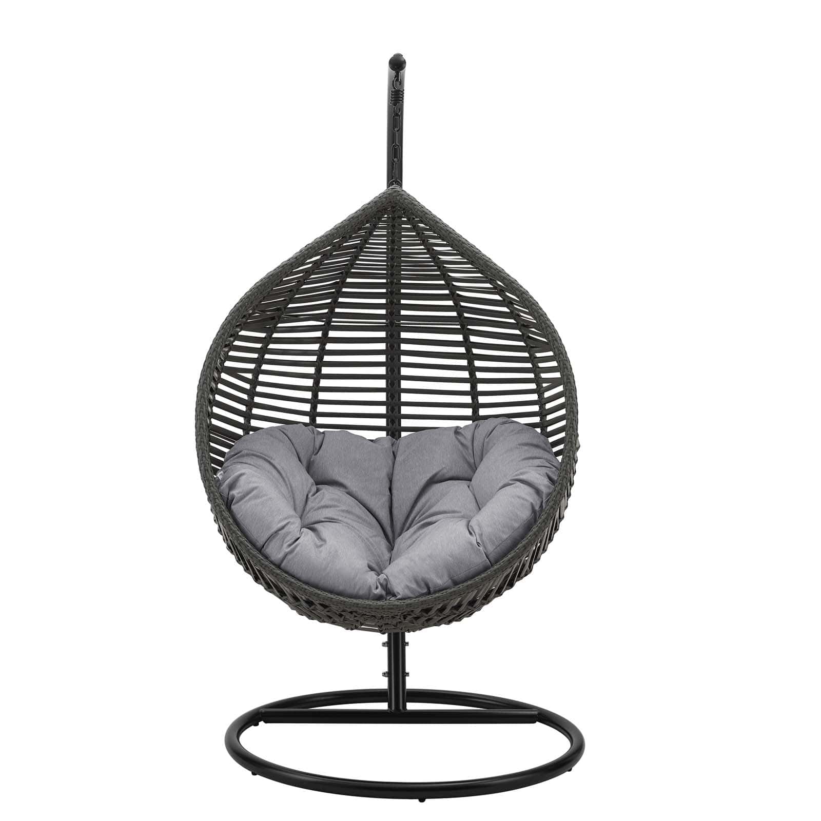 Modway Garner Teardrop Outdoor Patio Swing Chair | Outdoor Porch Swings | 