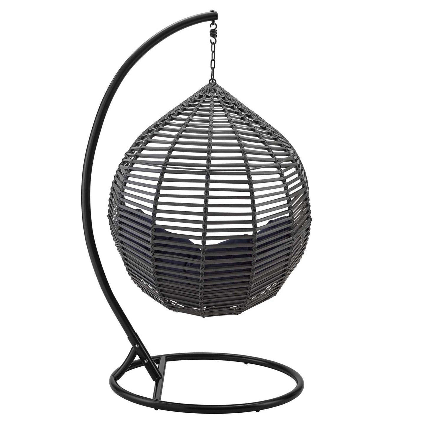 Modway Garner Teardrop Outdoor Patio Swing Chair | Outdoor Porch Swings | 