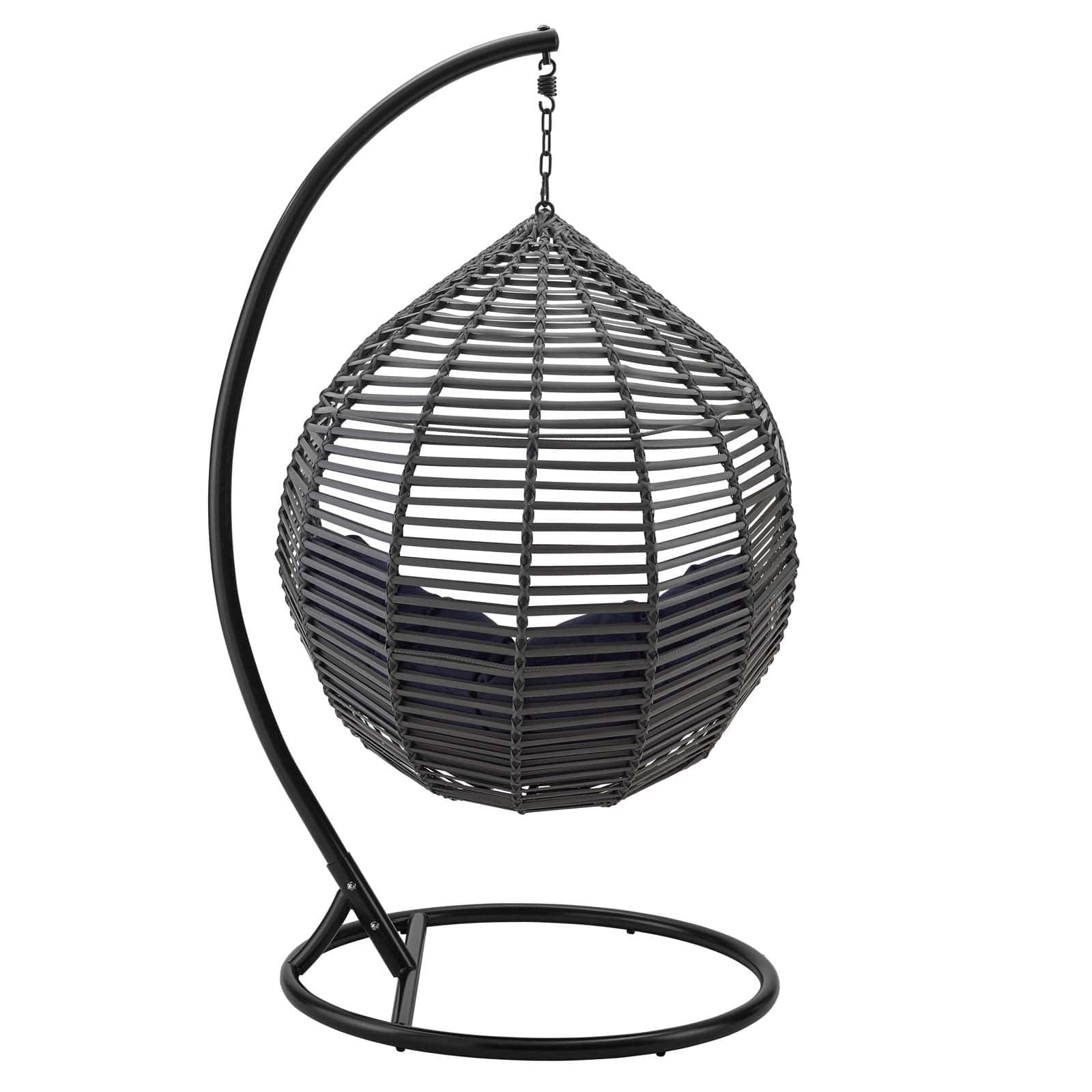 Modway Garner Teardrop Outdoor Patio Swing Chair | Outdoor Porch Swings | 