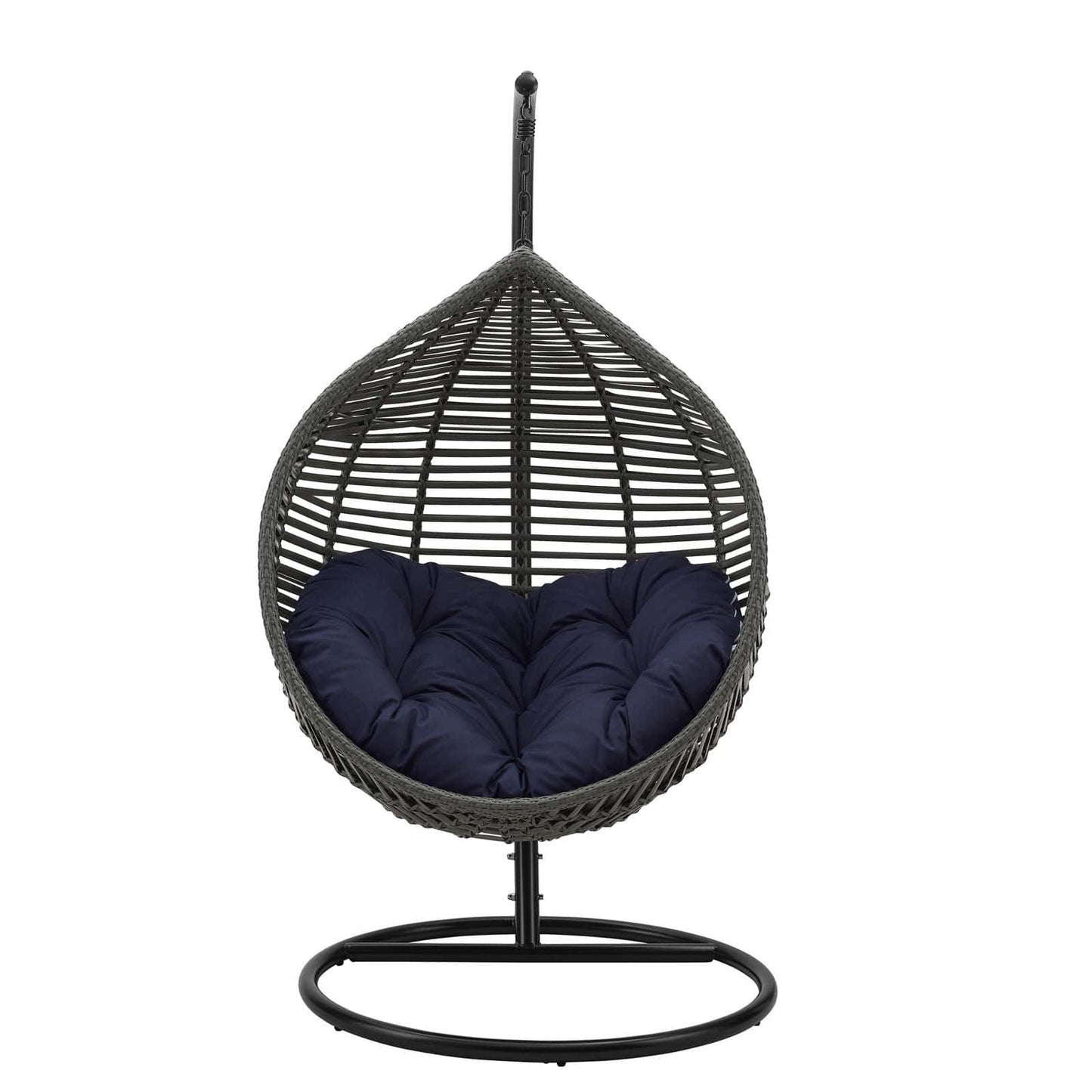 Modway Garner Teardrop Outdoor Patio Swing Chair | Outdoor Porch Swings | 