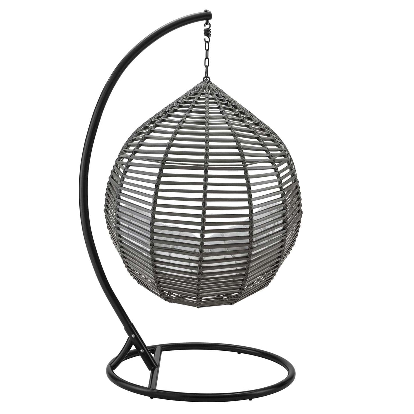 Modway Garner Teardrop Outdoor Patio Swing Chair | Outdoor Porch Swings | 
