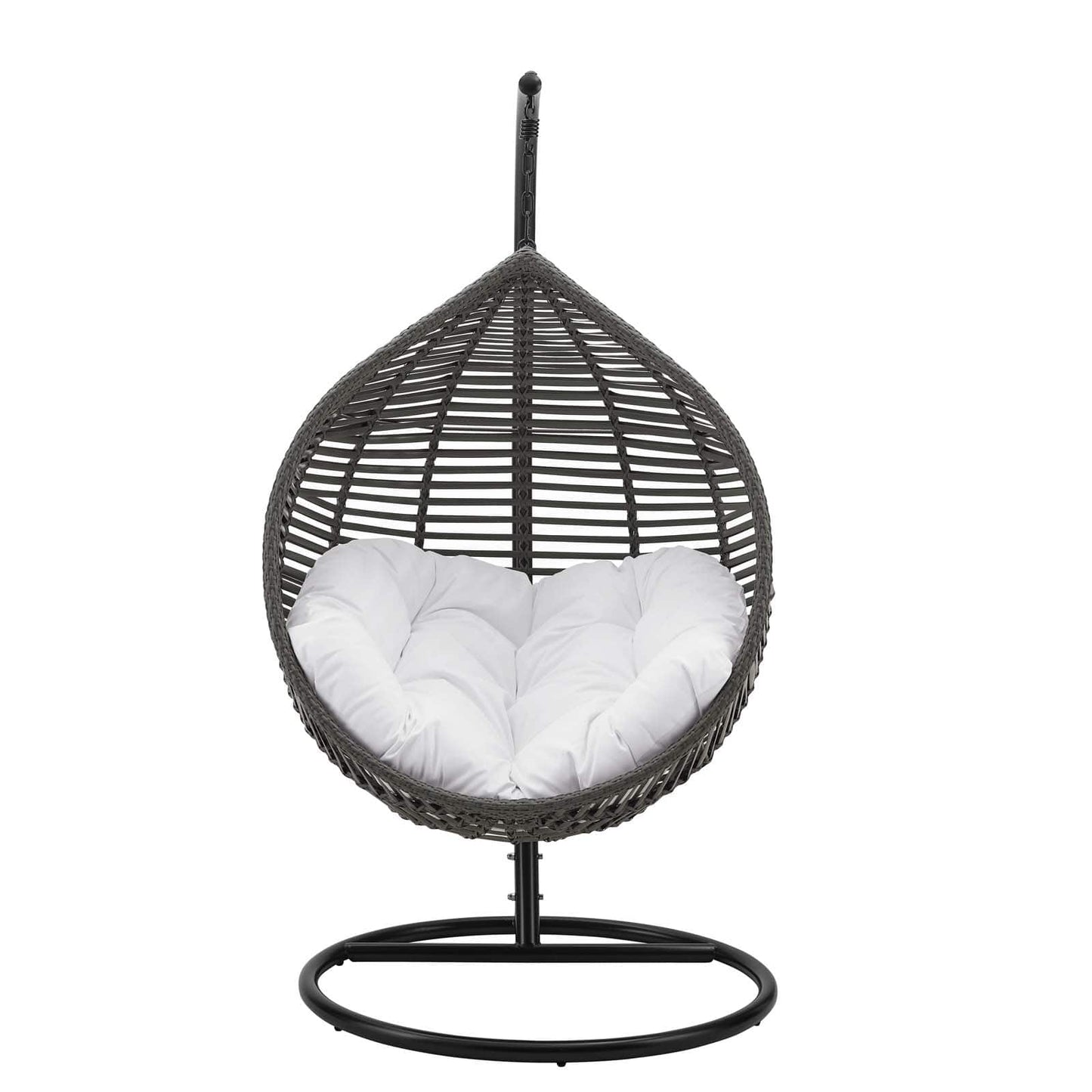 Modway Garner Teardrop Outdoor Patio Swing Chair | Outdoor Porch Swings | 