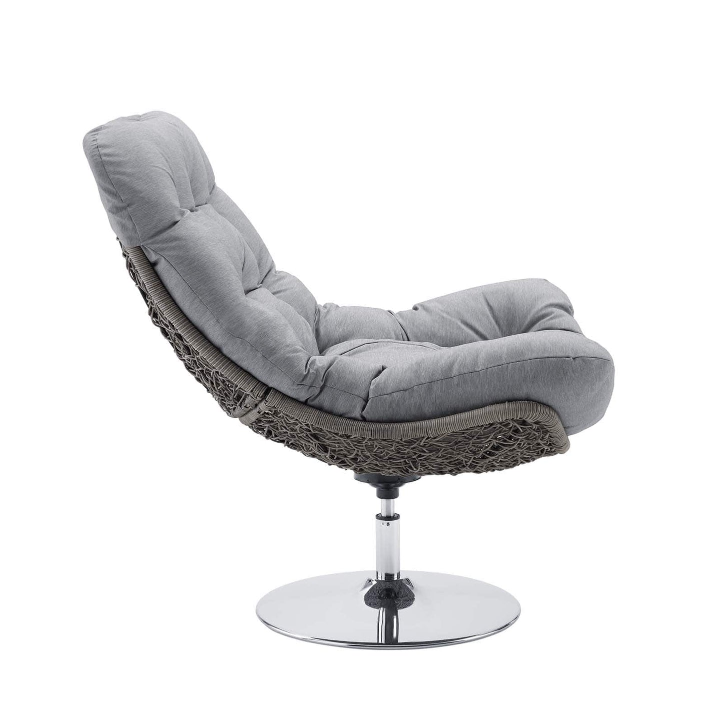 Modway Brighton Wicker Rattan Outdoor Patio Swivel Lounge Chair | Outdoor Recliners & Lounge Chairs | 