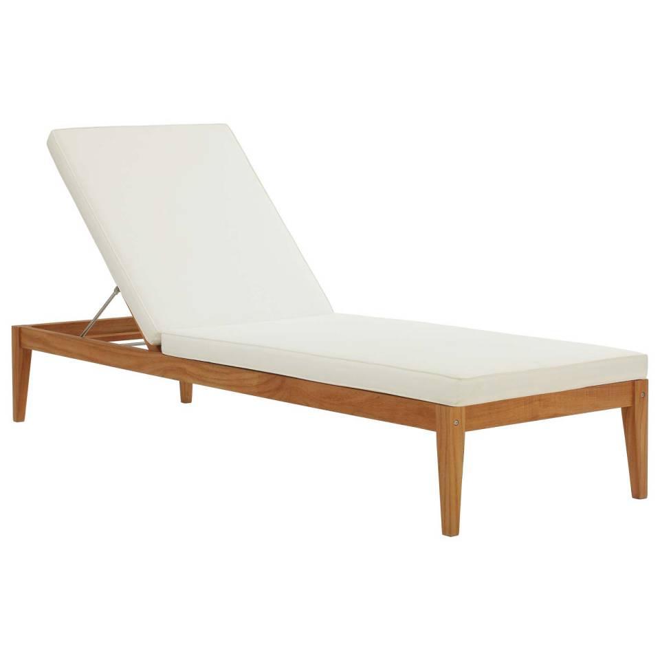 Modway Northlake 3 Piece Outdoor Patio Premium Grade A Teak Wood Set | Outdoor Patio Daybed | Modishstore-4