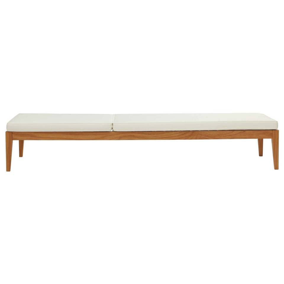 Modway Northlake 3 Piece Outdoor Patio Premium Grade A Teak Wood Set | Outdoor Patio Daybed | Modishstore-3