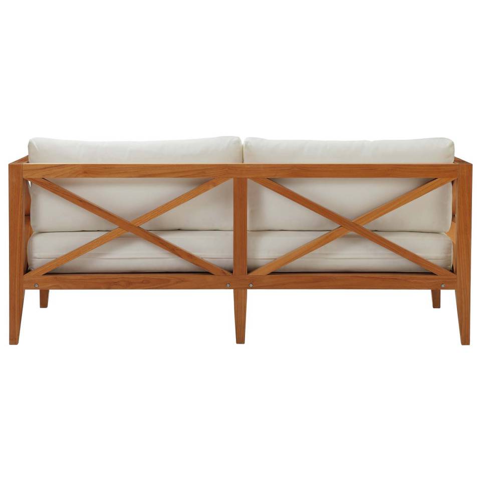 Modway Northlake 2 Piece Outdoor Patio Premium Grade A Teak Wood Set | Outdoor Patio Daybed | Modishstore-6