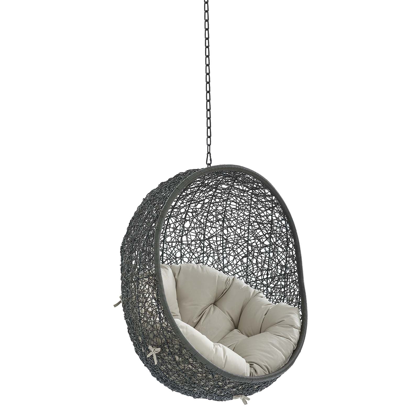 Modway Hide Sunbrella® Fabric Swing Outdoor Patio Lounge Chair Without Stand | Outdoor Porch Swings | 