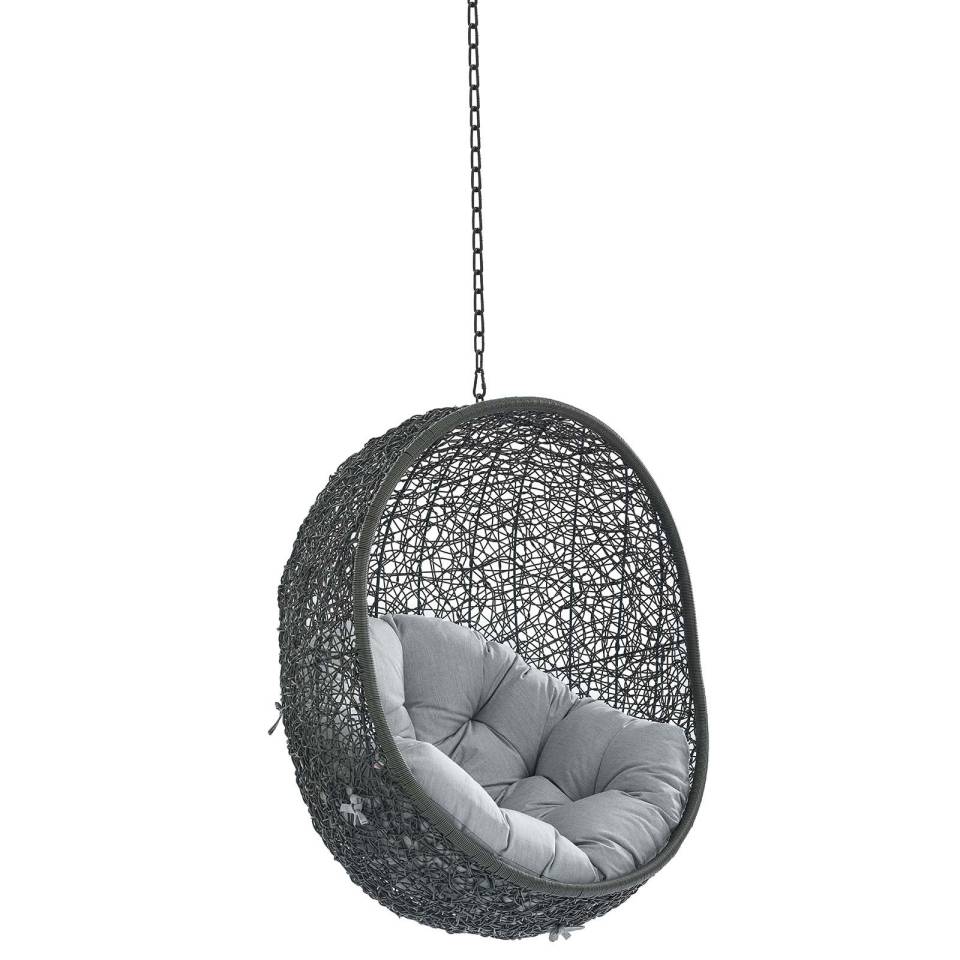 Modway Hide Sunbrella® Fabric Swing Outdoor Patio Lounge Chair Without Stand | Outdoor Porch Swings | 