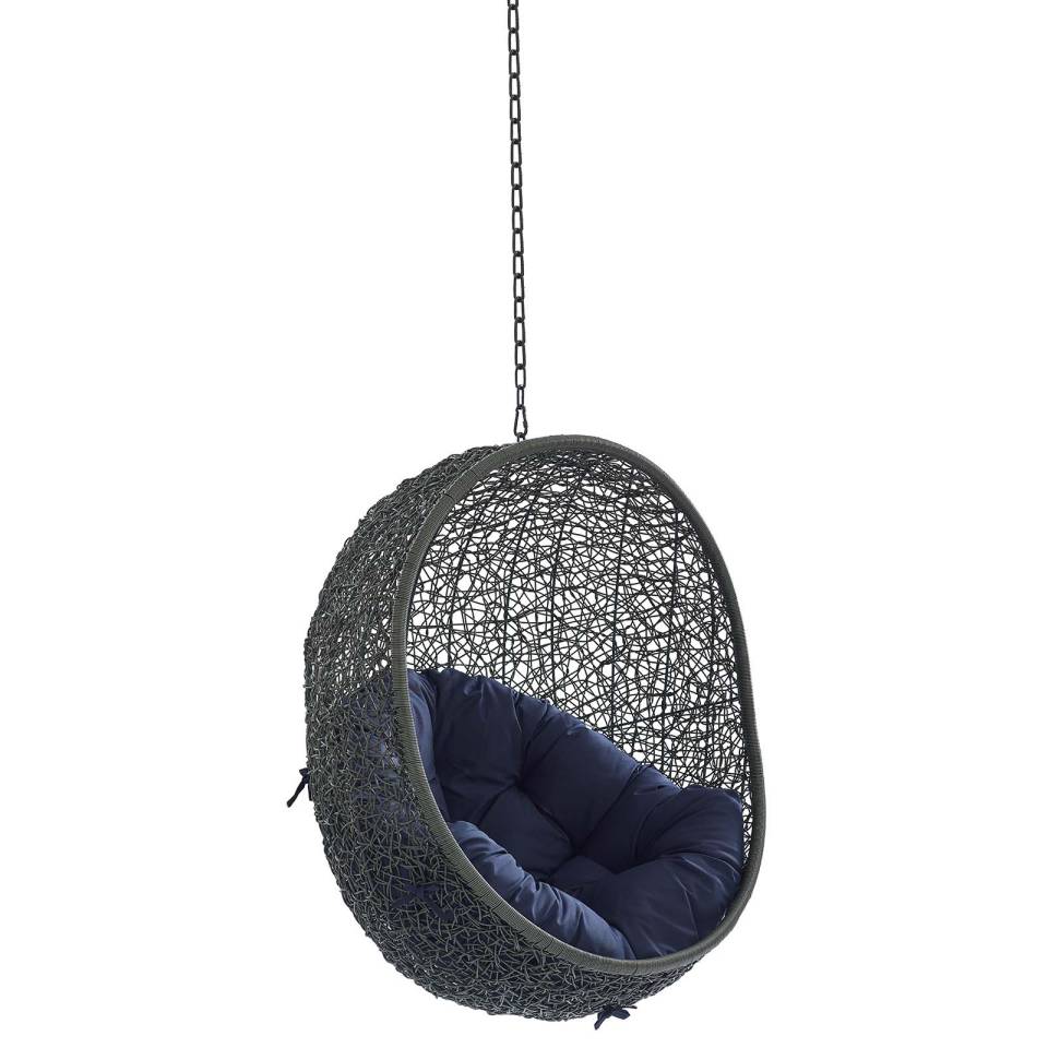 Modway Hide Sunbrella® Fabric Swing Outdoor Patio Lounge Chair Without Stand | Outdoor Porch Swings | 