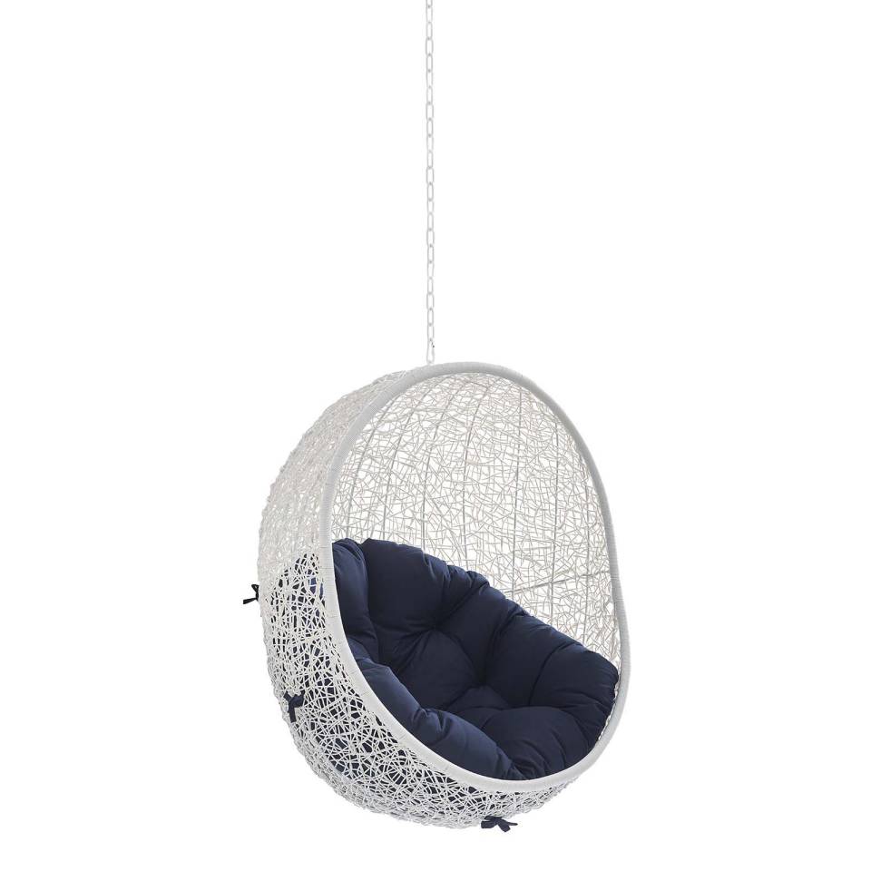 Modway Hide Sunbrella® Fabric Swing Outdoor Patio Lounge Chair Without Stand | Outdoor Porch Swings | 