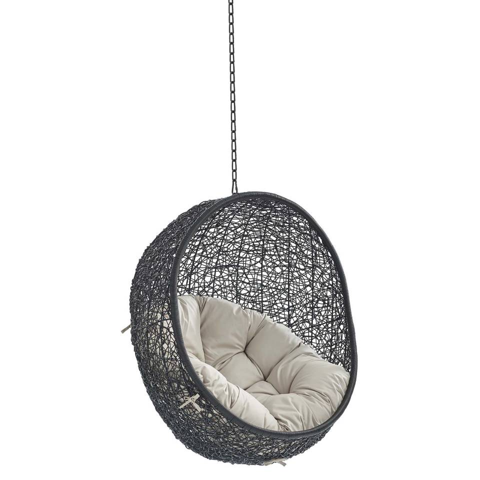 Modway Encase Sunbrella® Fabric Swing Outdoor Patio Lounge Chair Without Stand | Outdoor Recliners & Lounge Chairs | 