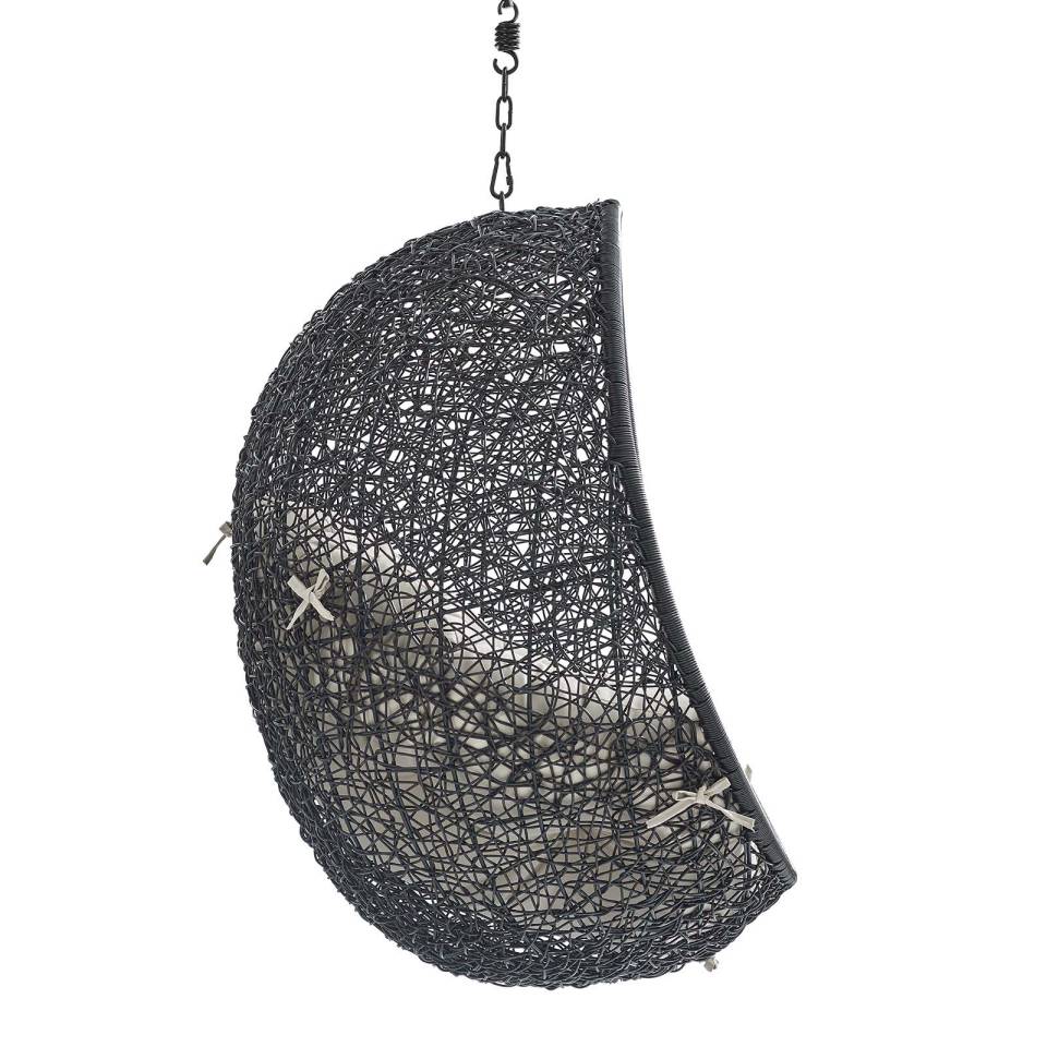 Modway Encase Swing Outdoor Patio Lounge Chair Without Stand | Outdoor Porch Swings | 