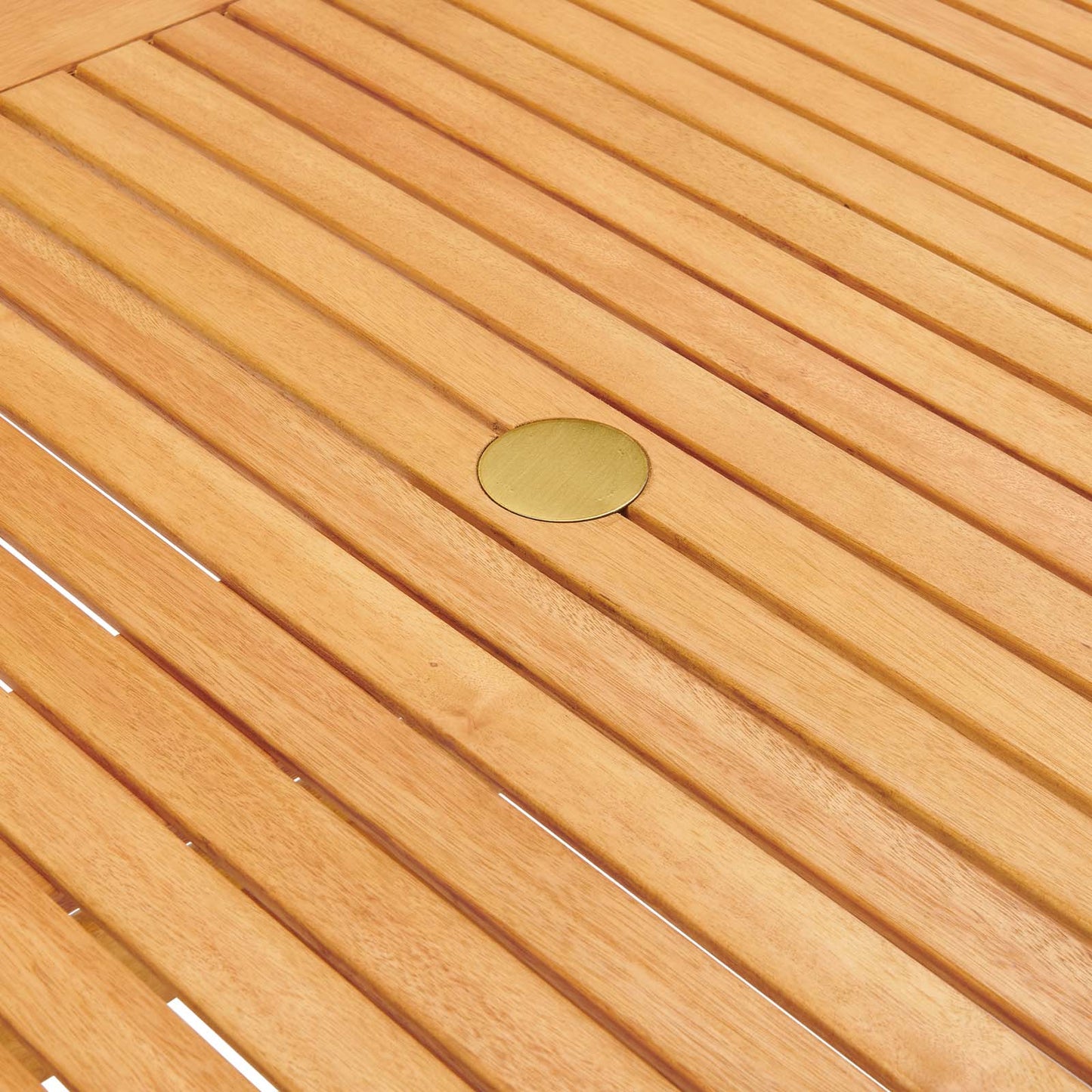 Modway Hatteras 36" Square Outdoor Patio Eucalyptus Wood Dining Table | Dining Tables | 