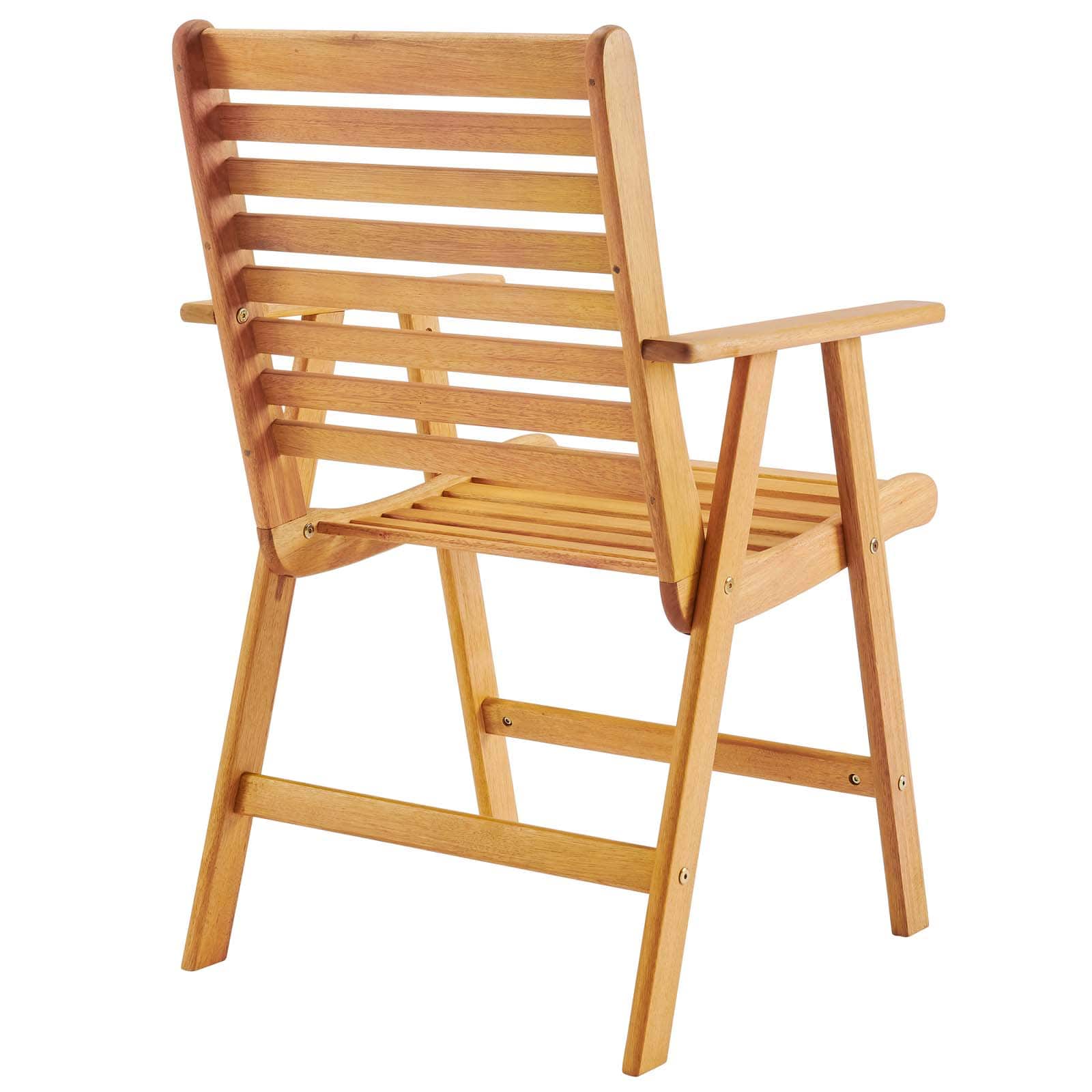 Modway Hatteras Outdoor Patio Eucalyptus Wood Dining Armchair | Armchairs | 