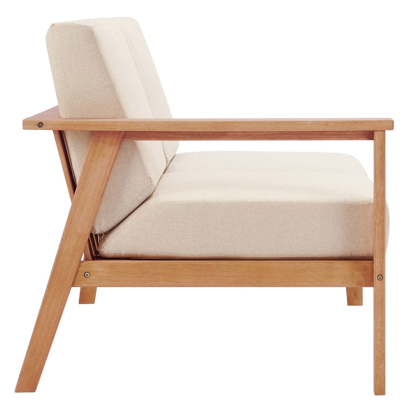 Modway Sedona Outdoor Patio Eucalyptus Wood Right-Facing Loveseat | Loveseats | Modishstore-3
