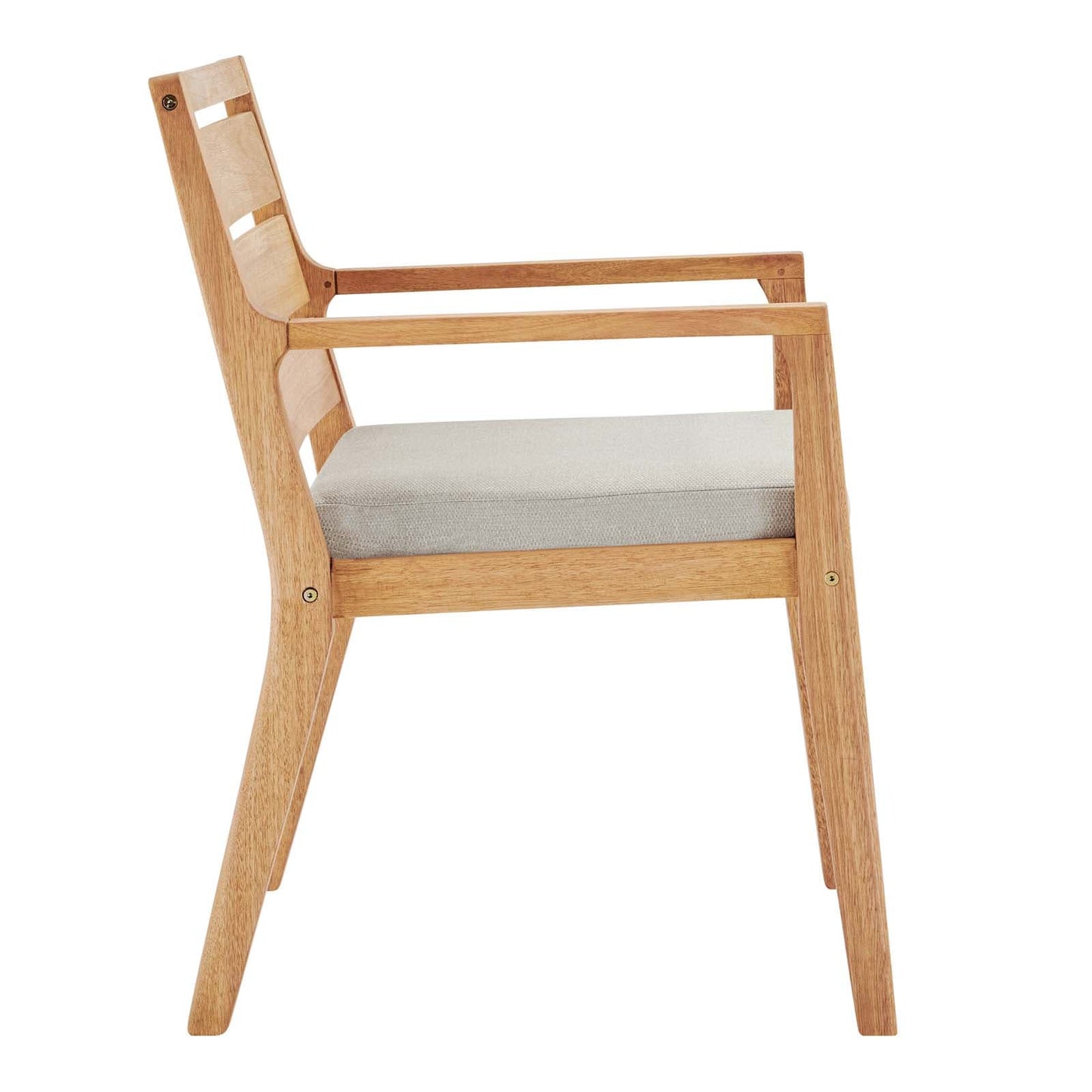 Modway Portsmouth Karri Wood Outdoor Patio Dining Armchair | Armchairs | Modishstore-3