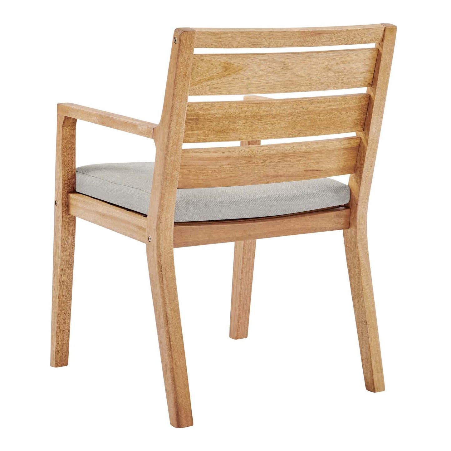 Modway Portsmouth Karri Wood Outdoor Patio Dining Armchair | Armchairs | Modishstore-4