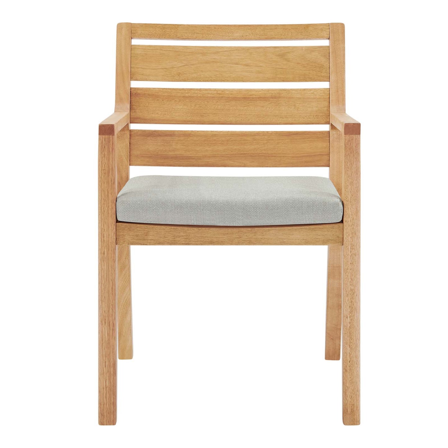 Modway Portsmouth Karri Wood Outdoor Patio Dining Armchair | Armchairs | Modishstore-5
