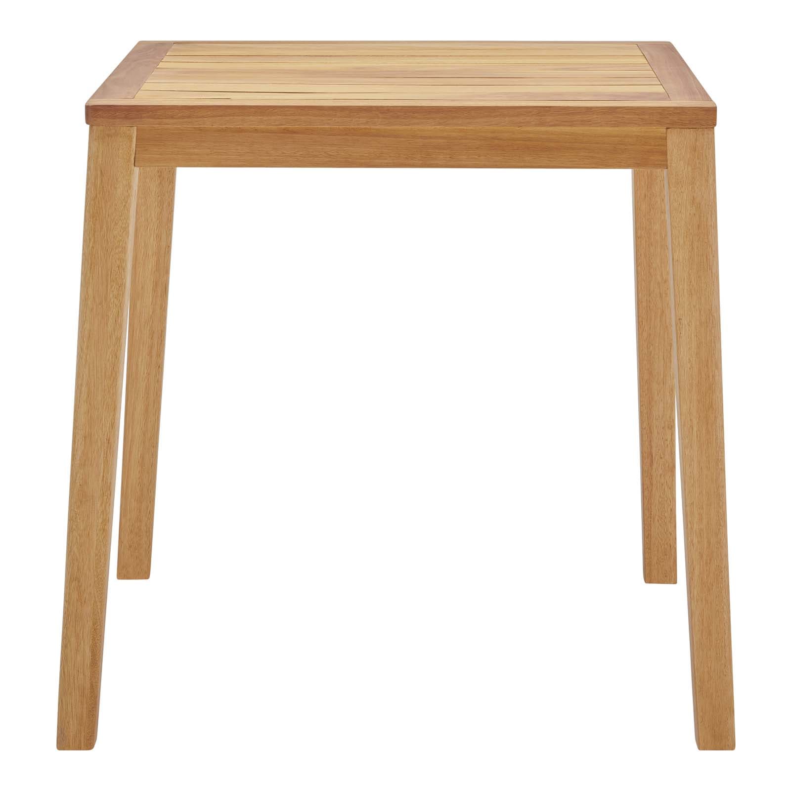 Modway Portsmouth Karri Wood Outdoor Patio Bar Table | Bar Table | Modishstore-3