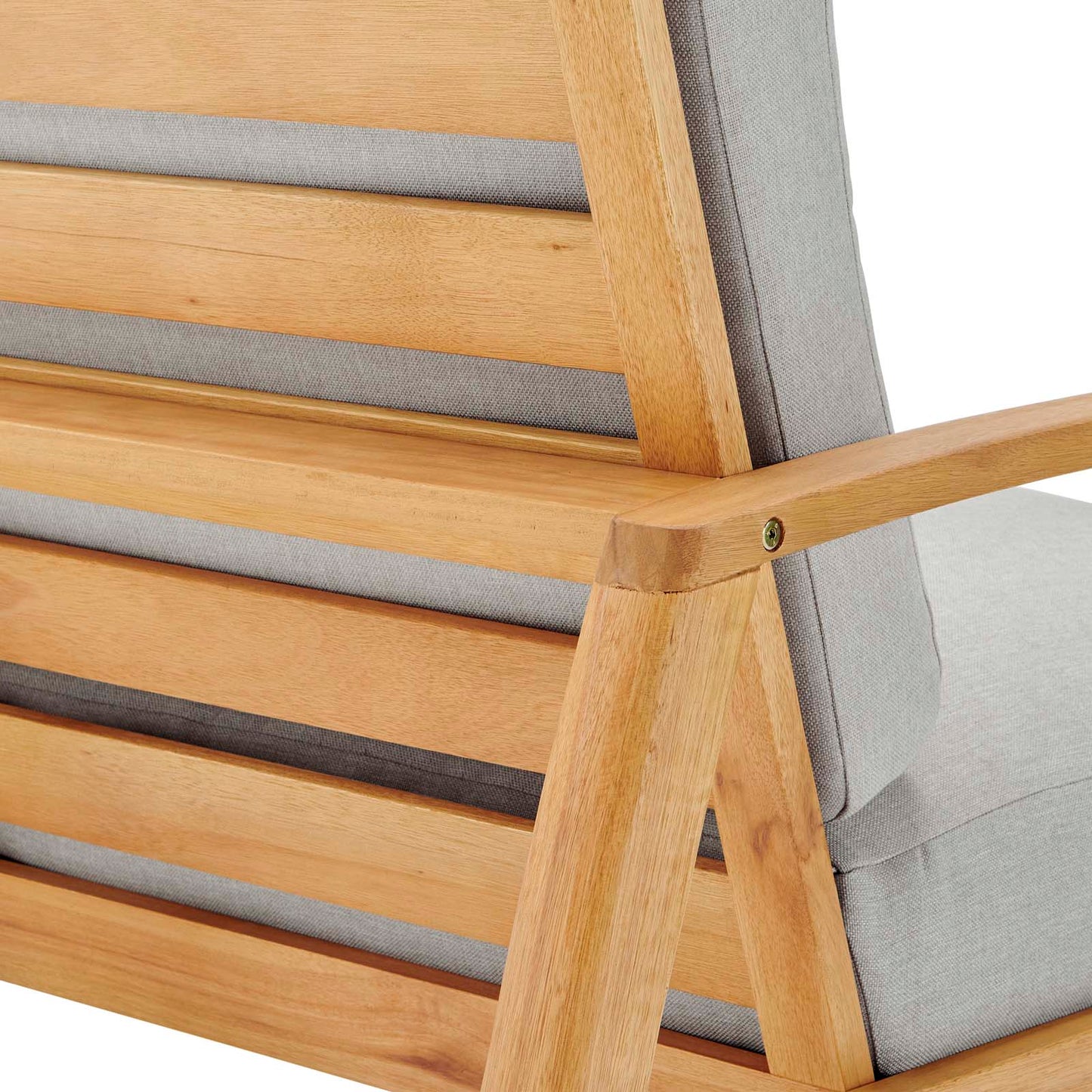 Orlean Outdoor Patio Eucalyptus Wood Lounge Armchair By Modway - EEI-3698 | Outdoor Chairs | Modishstore - 6