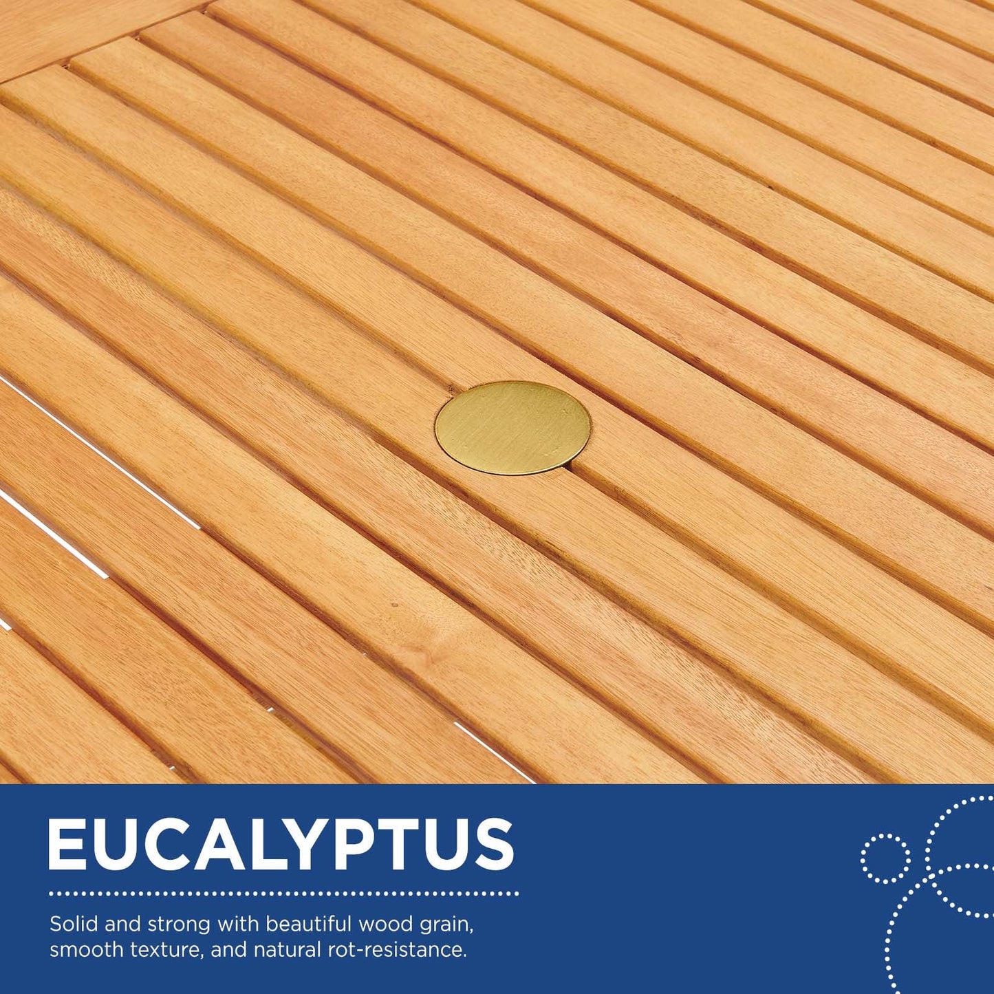 Orlean Outdoor Patio Eucalyptus Wood Lounge Armchair By Modway - EEI-3698 | Outdoor Chairs | Modishstore - 7