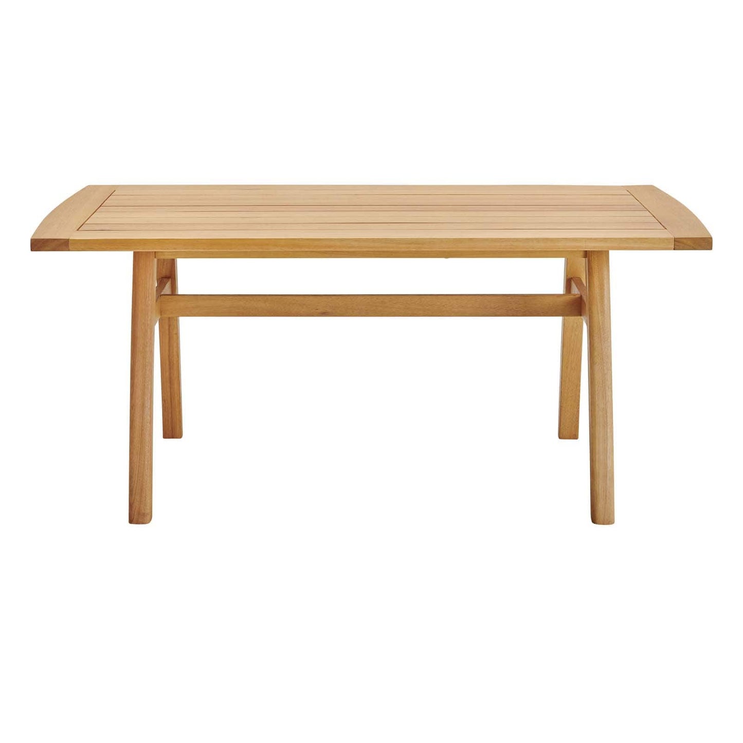 Modway Orlean 57" Outdoor Patio Eucalyptus Wood Dining Table | Dining Tables | Modishstore-3